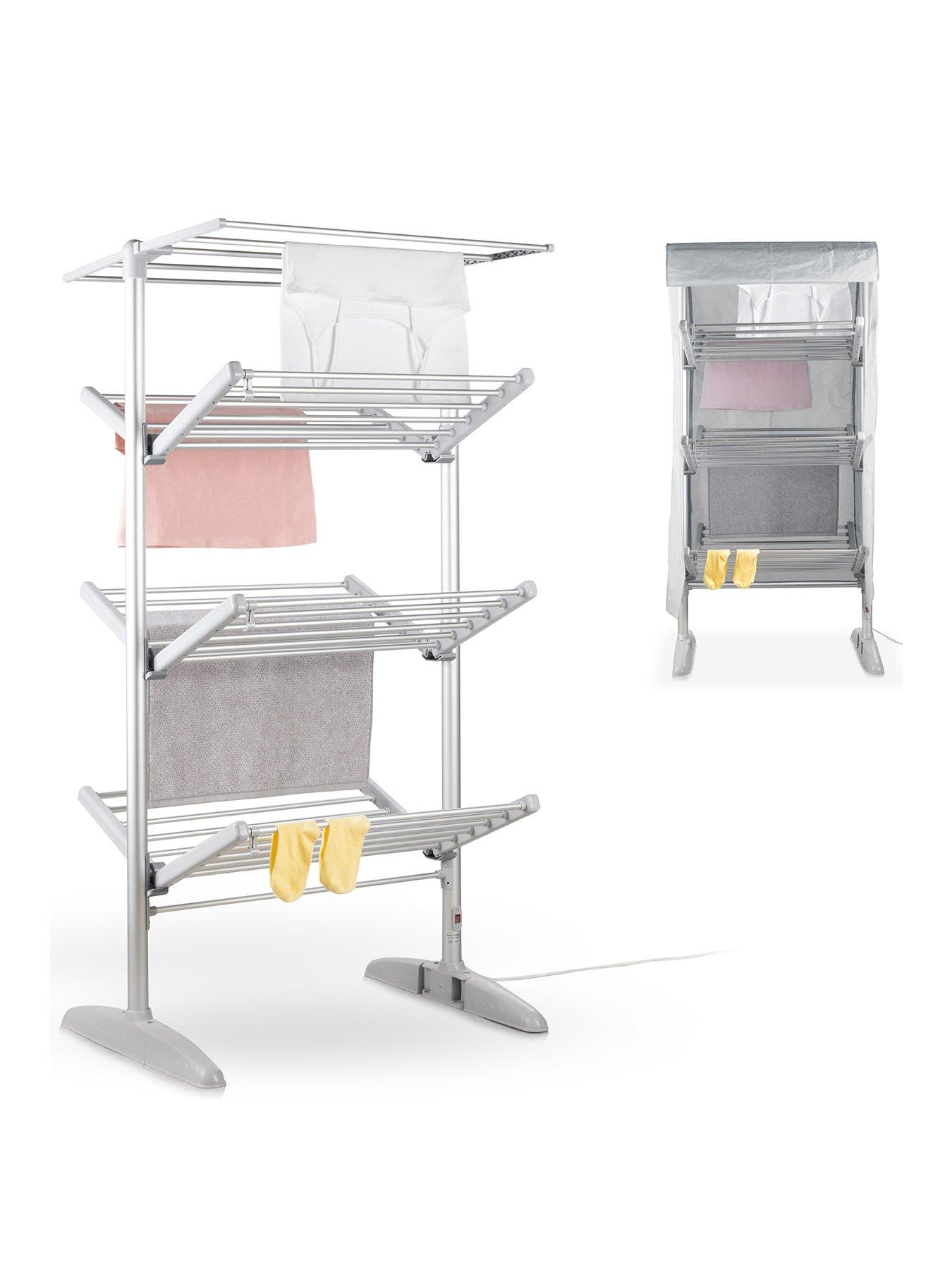 undefined Vertex 4 Tier Heated Airer With Cover