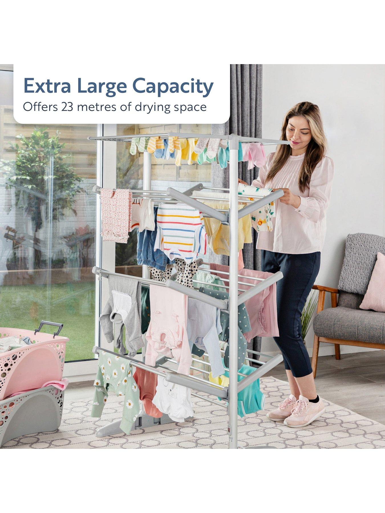 Minky Vertex Tier Heated Airer With Cover Very Ireland