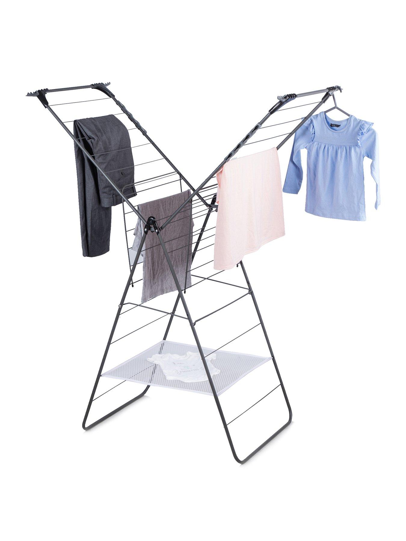 Dry-Soon Wall Mounted Heated Airer in clothes horses and airers at