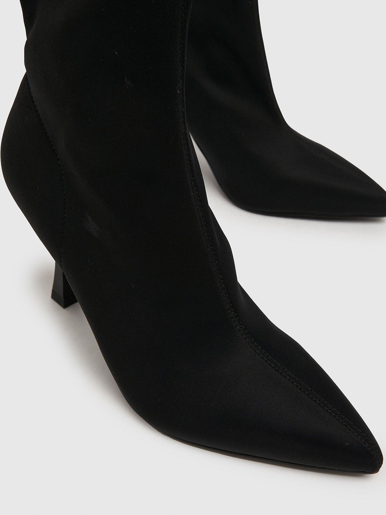 Missguided black sock outlet boots