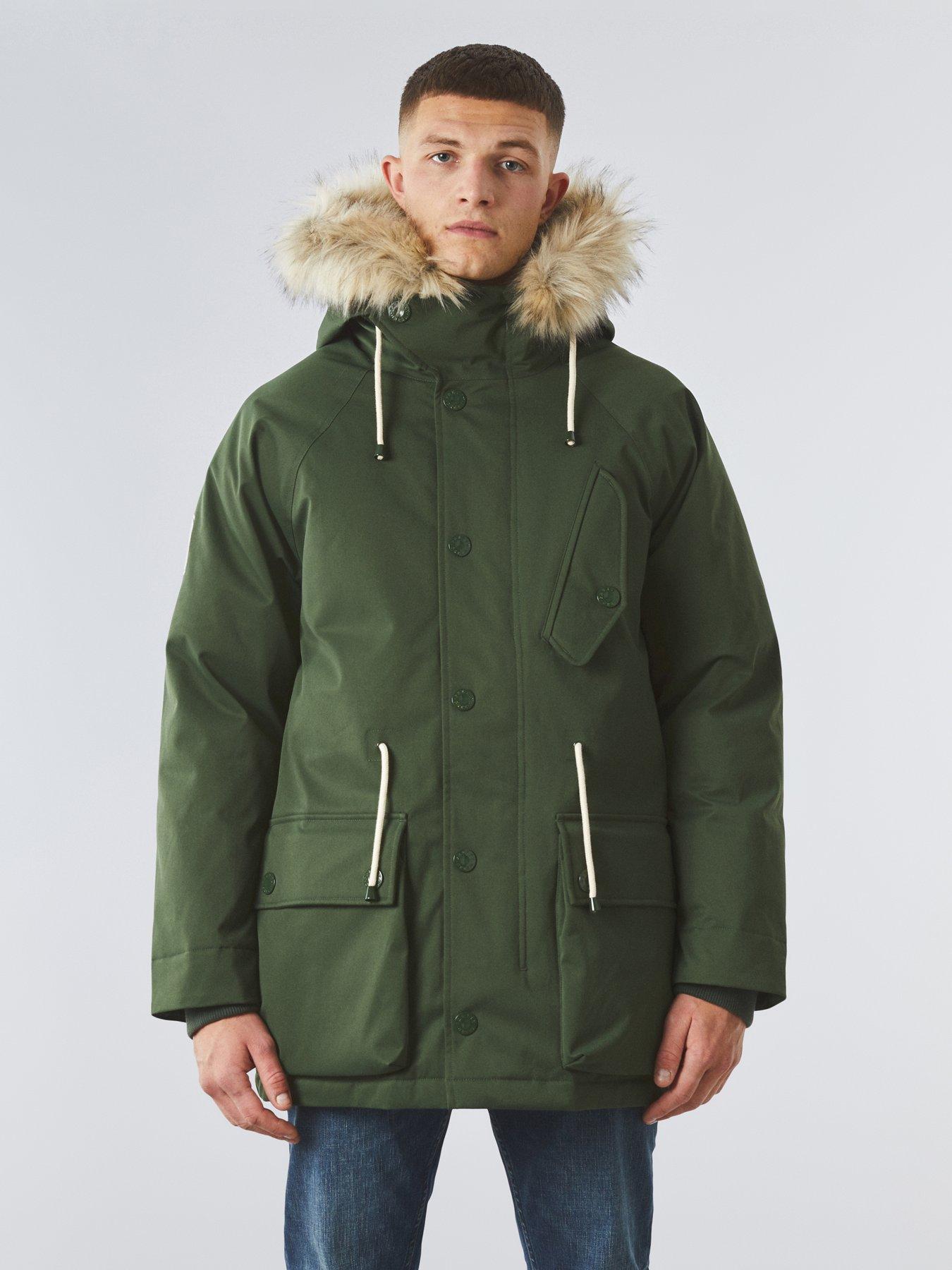 Mens parka hotsell pretty green