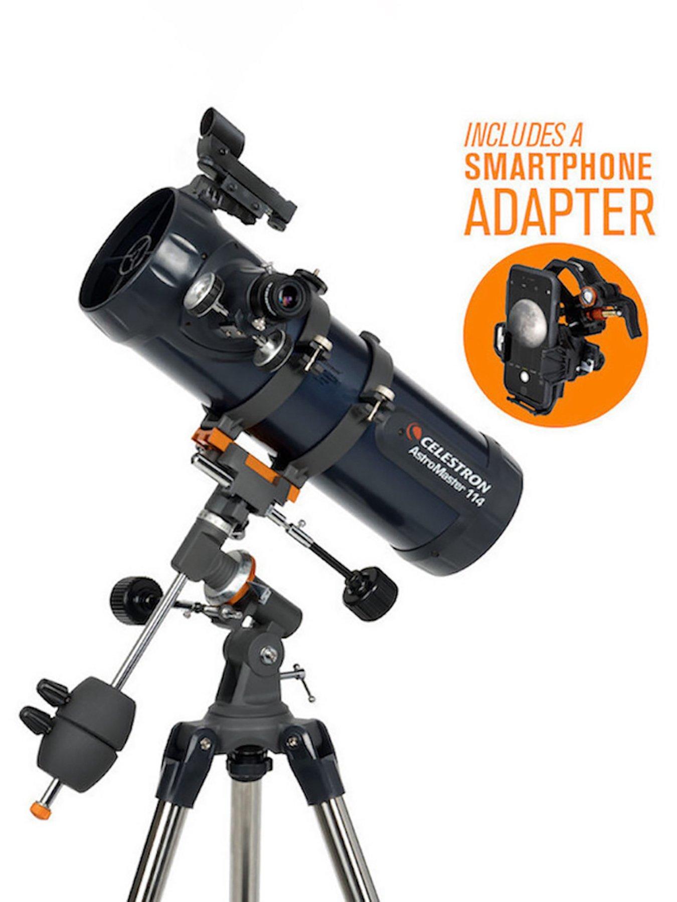 Image 2 of 8 of Celestron Astromaster 114EQ with smartphone adapter