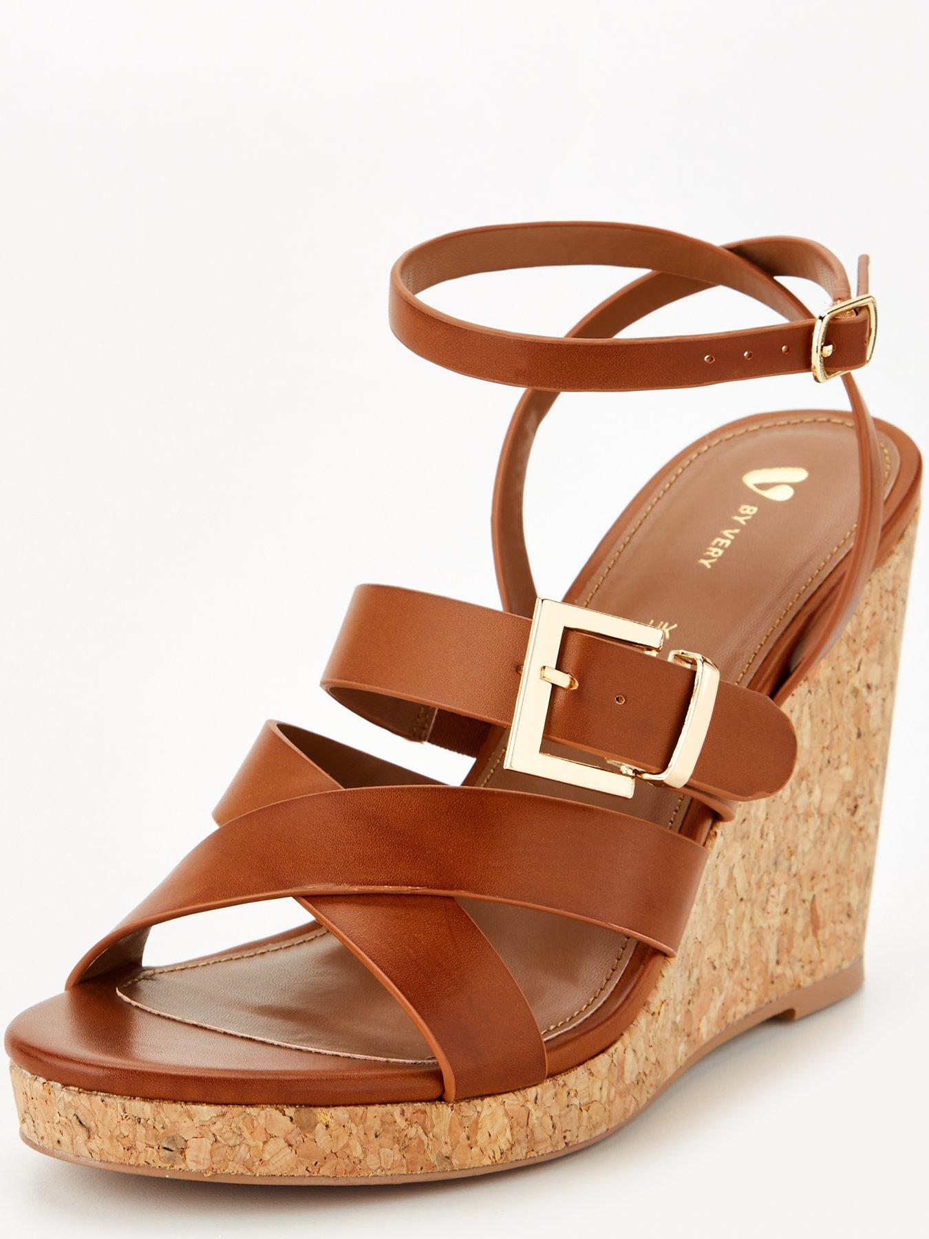 v-by-very-buckle-strappy-wedge-sandal-brownstillFront