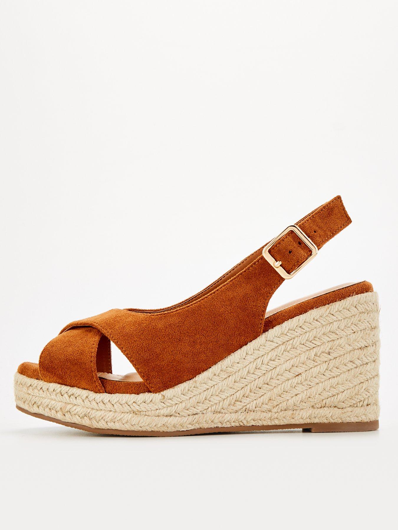 everyday-wide-fit-slingback-wedge-sandal-brown