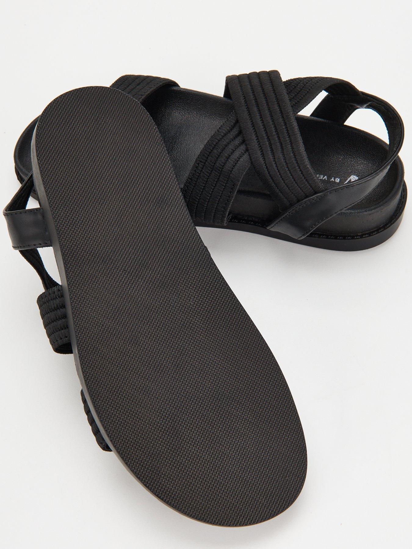 v-by-very-wide-fit-elastic-strap-sandal-blackdetail