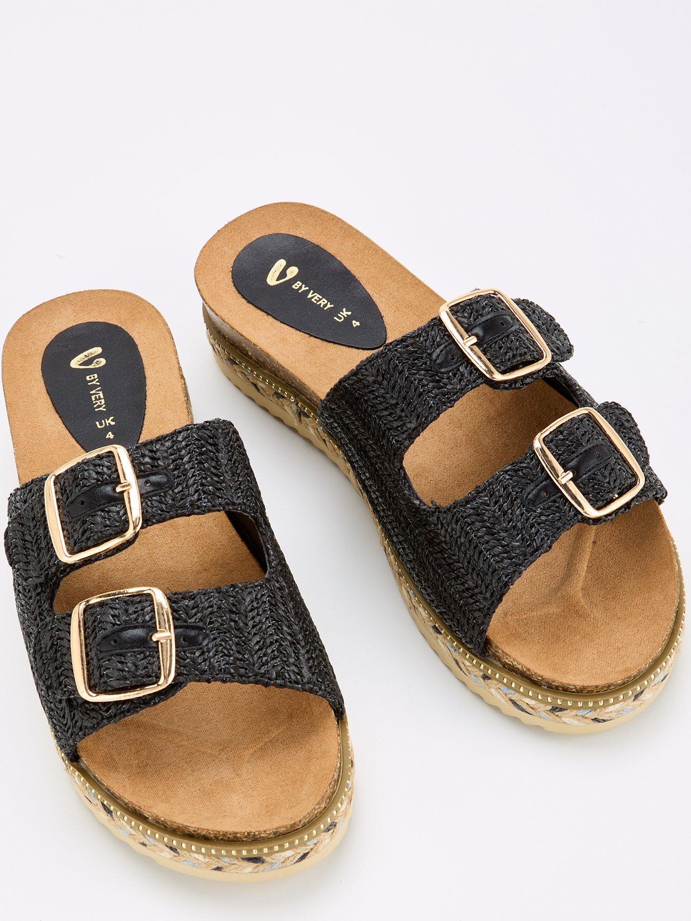 v-by-very-wide-fit-buckle-footbednbspsandal-with-trim-blackoutfit