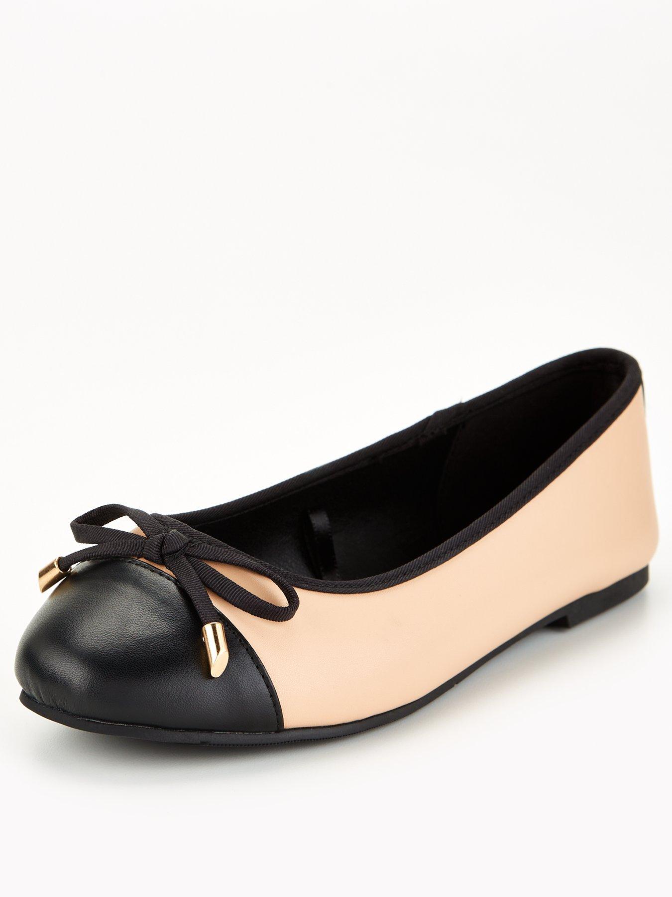 everyday-extra-wide-fit-round-toe-ballerina-brown