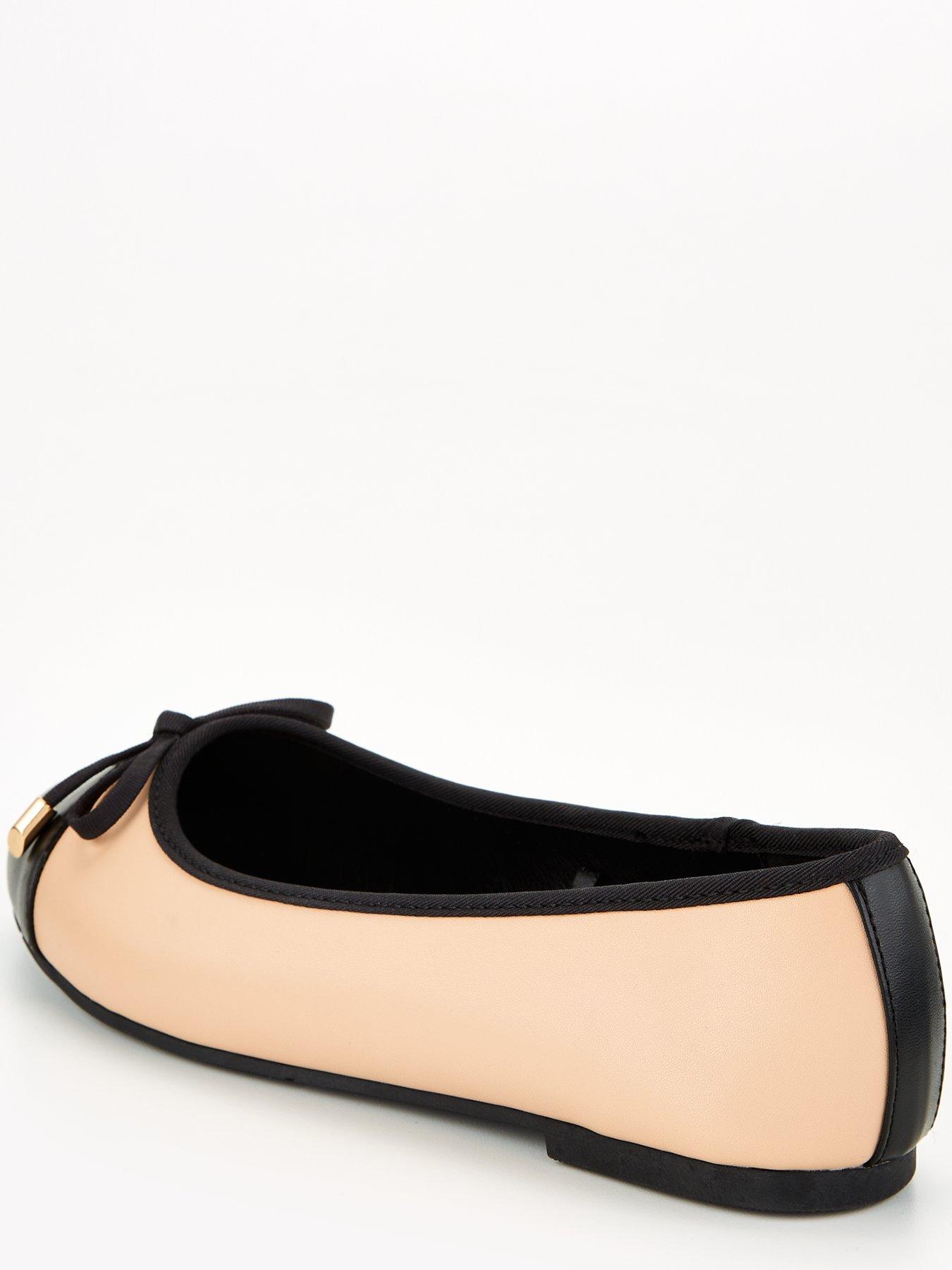 everyday-extra-wide-fit-round-toe-ballerina-brownstillFront