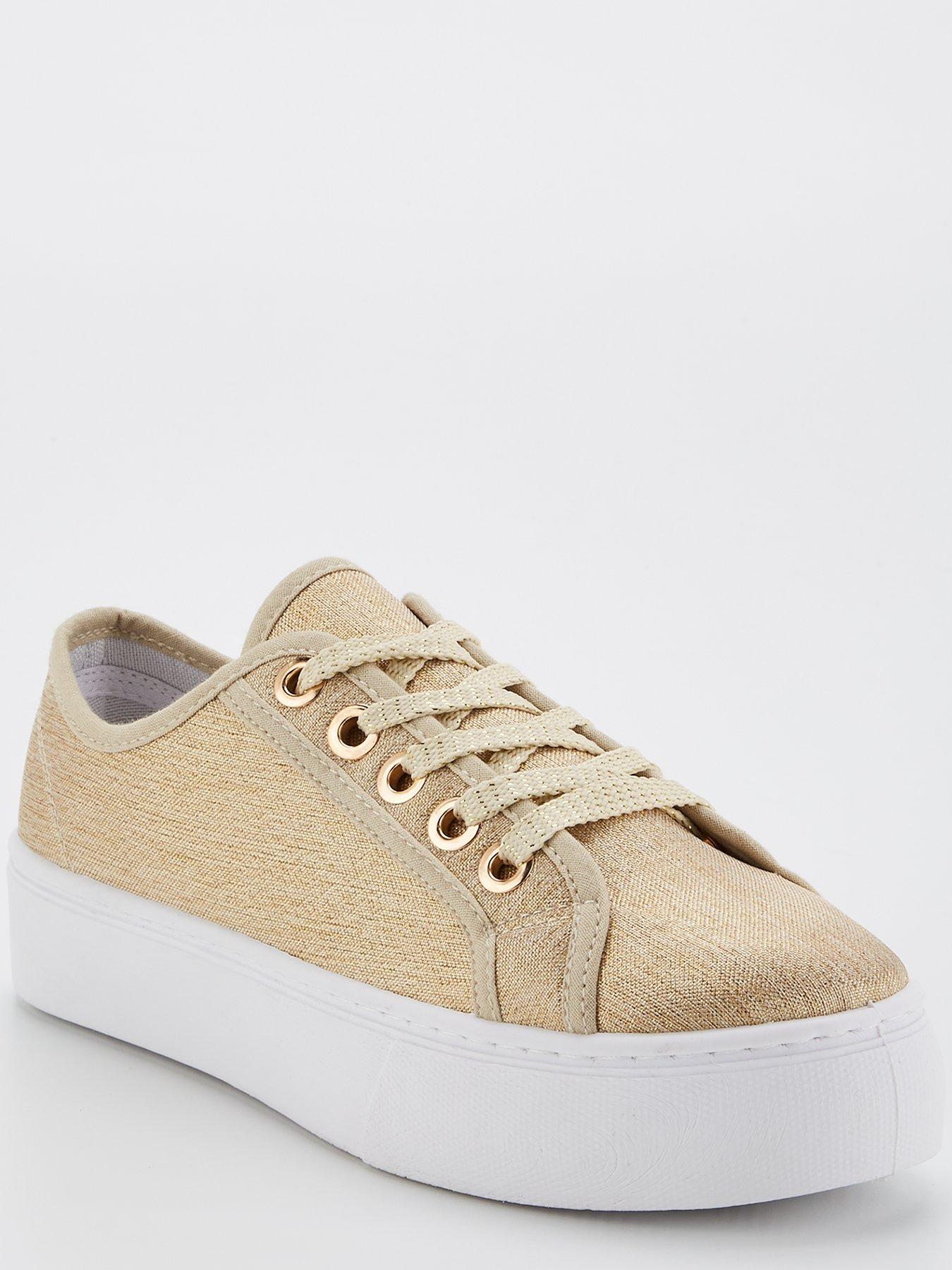 everyday-canvas-lace-up-trainer-beigestillFront