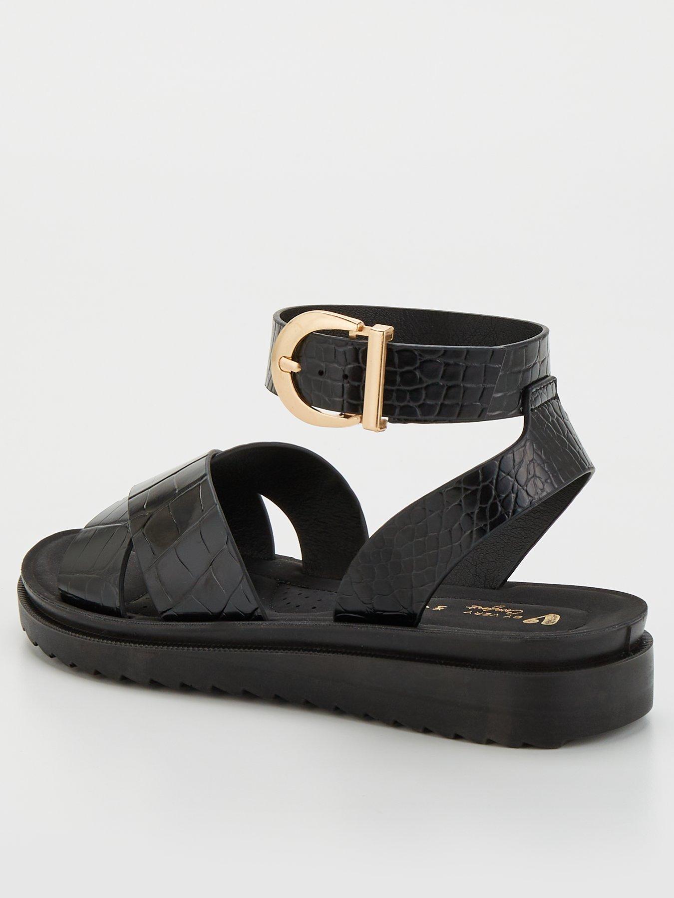 v-by-very-comfort-wide-fit-croc-ankle-strap-comfort-sandal-blackback