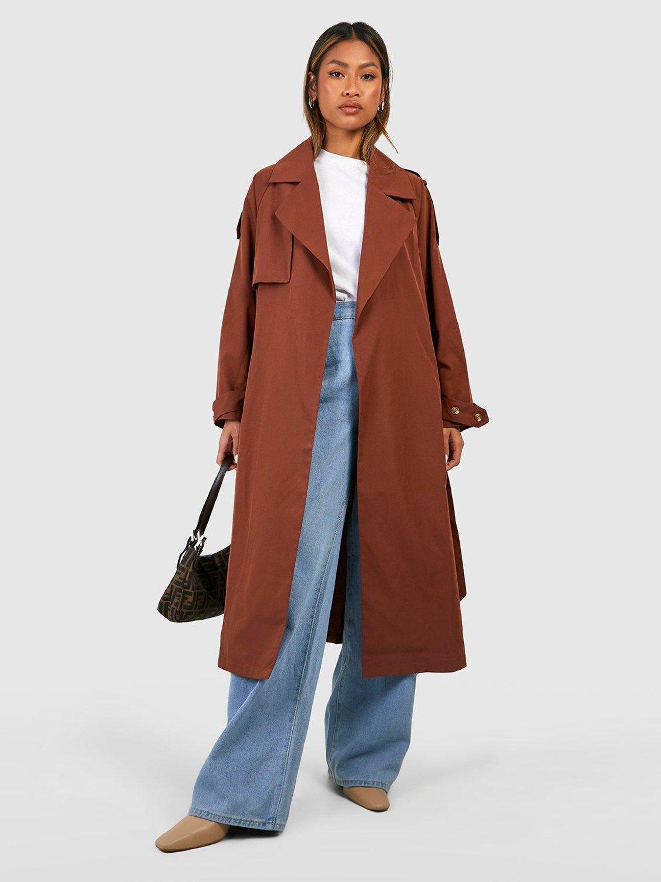 Loose fit trench coat hotsell