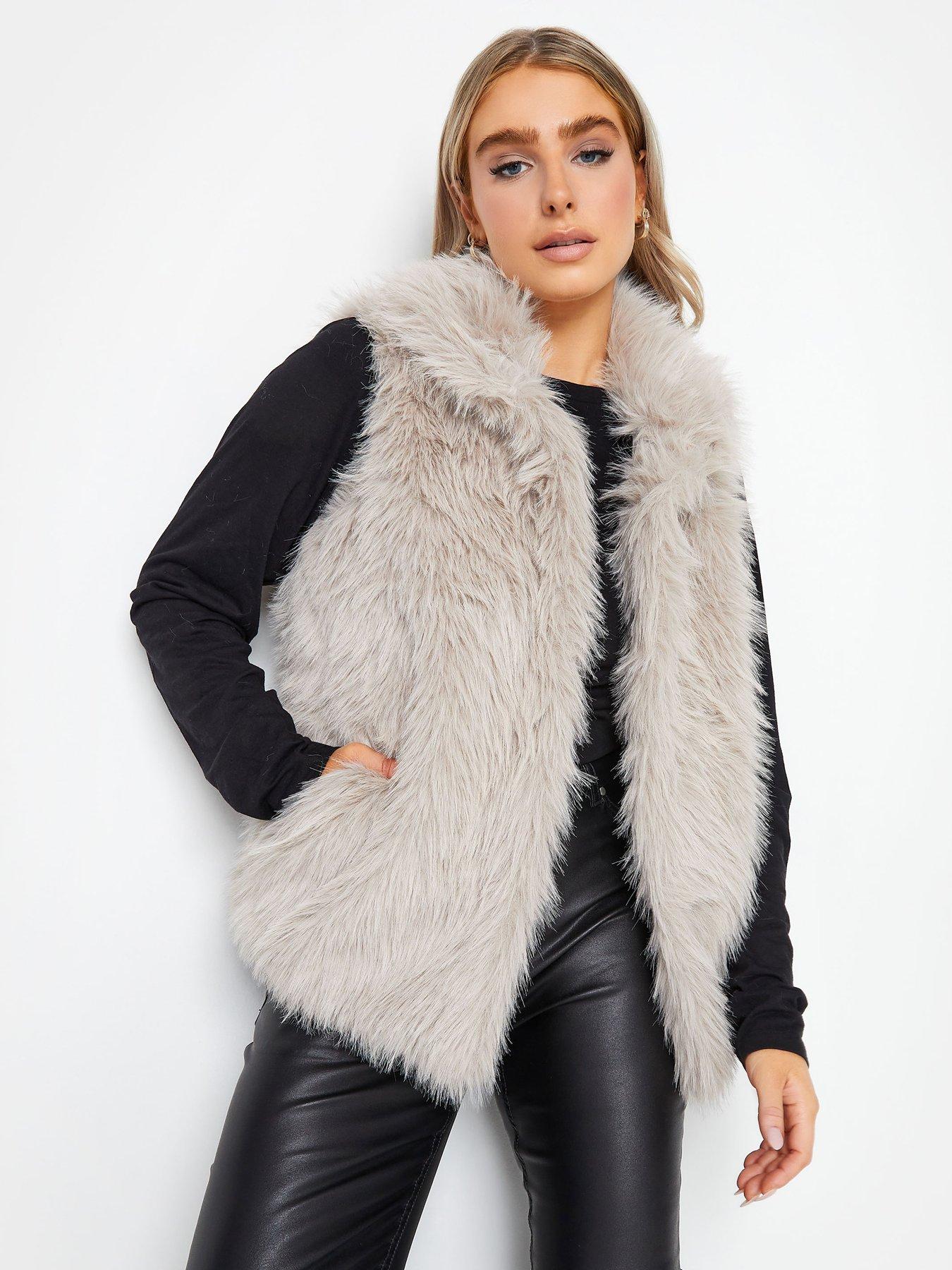 Mossimo fur outlet vest