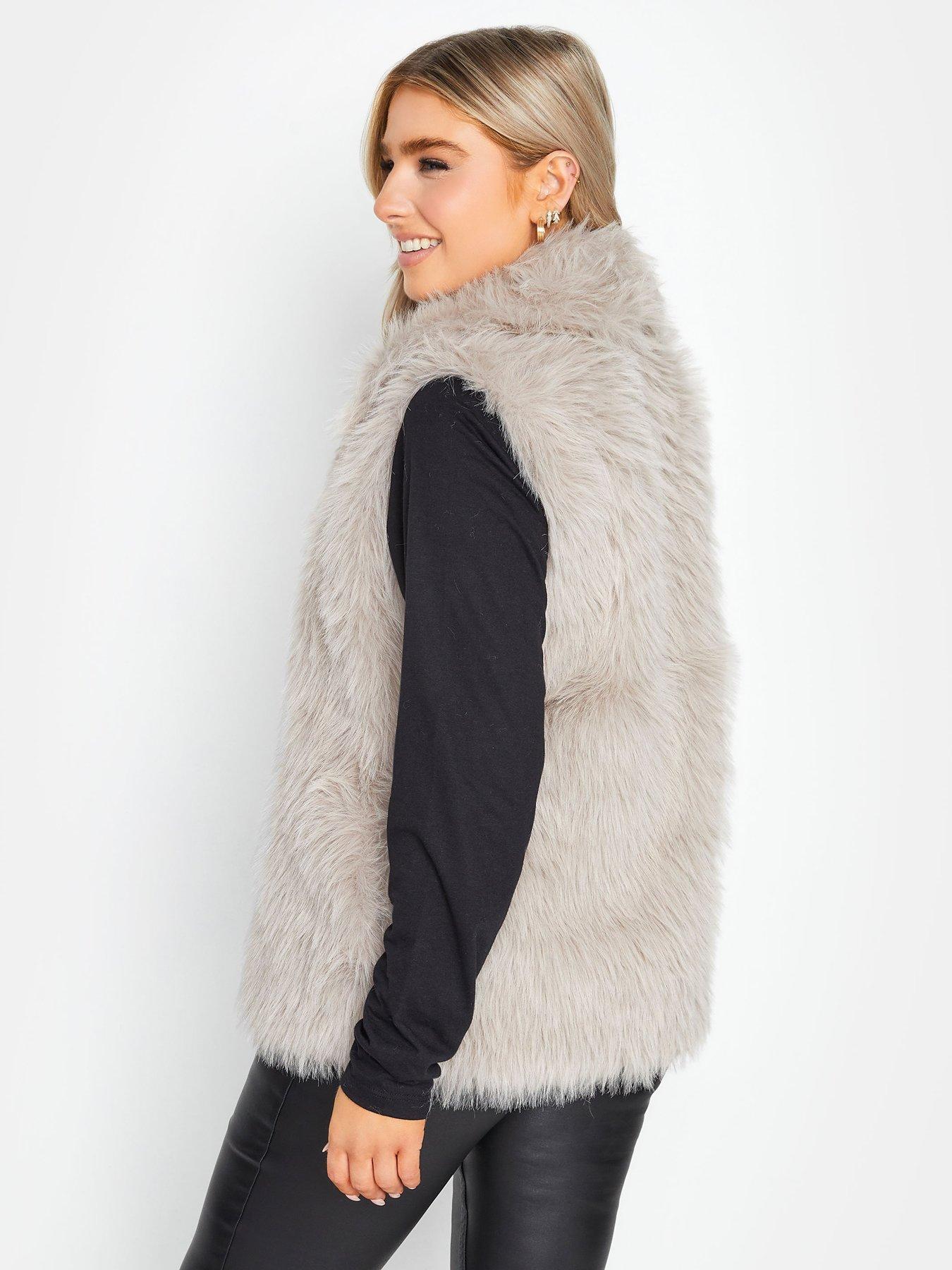Mossimo fur vest sales