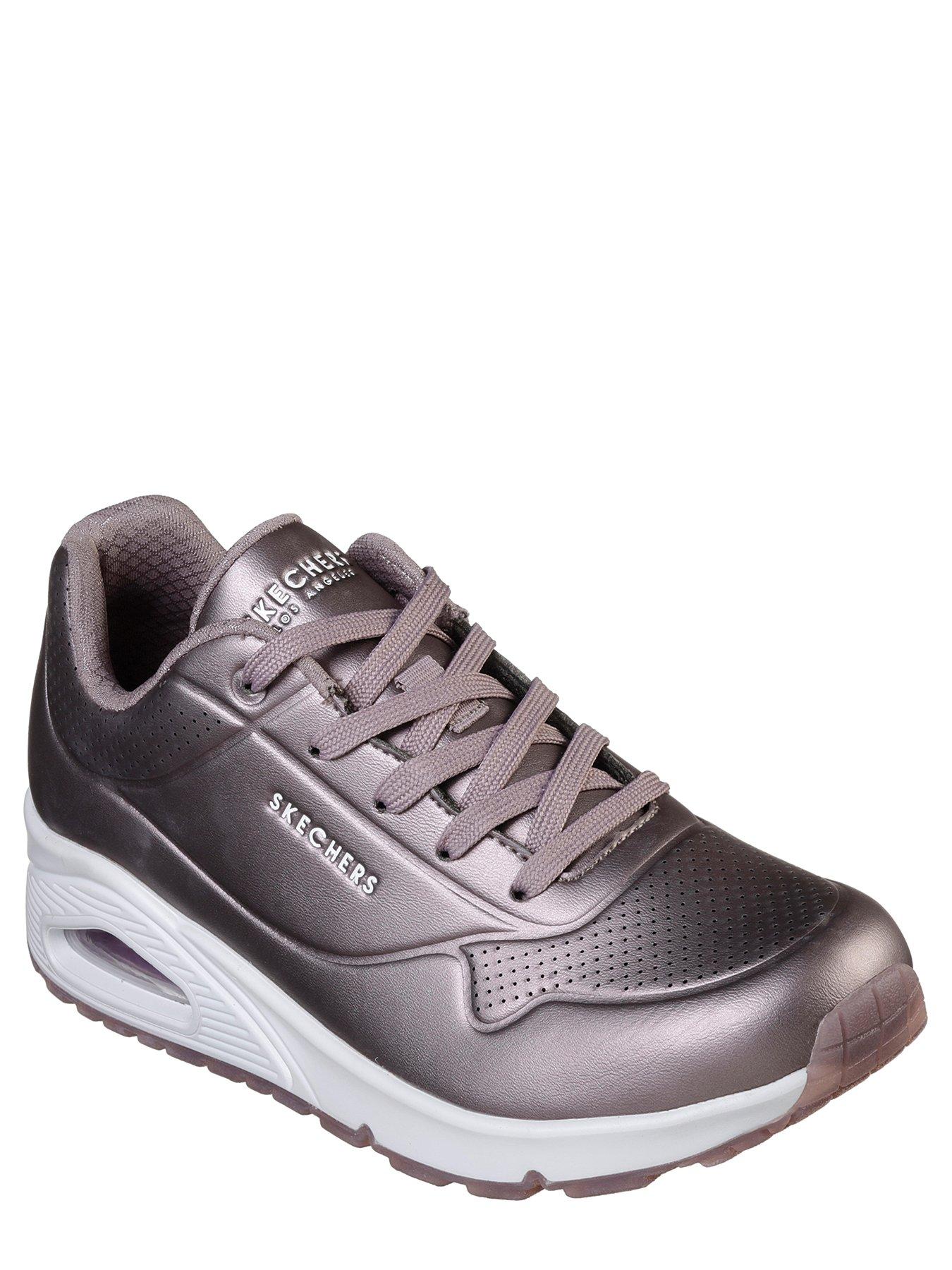 Skechers 2025 pewter shoes