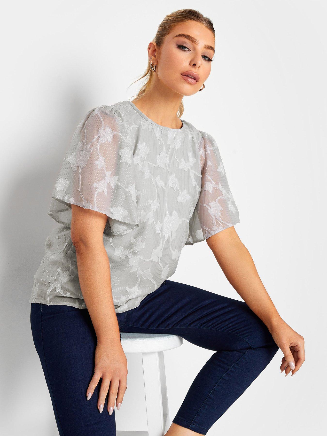 mco-angel-sleeve-blouse-grey