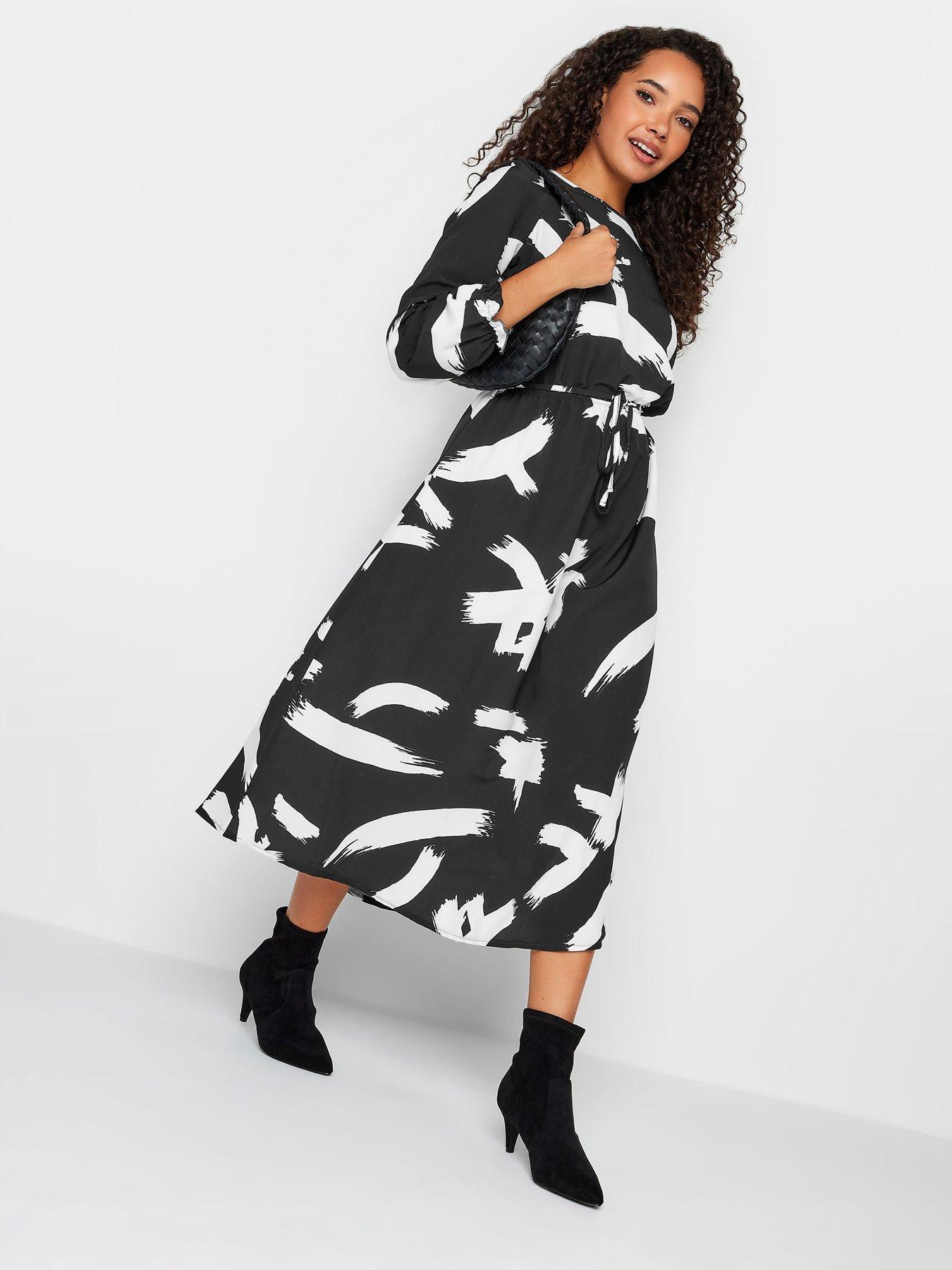 mco-abstract-smock-dress-blackfront