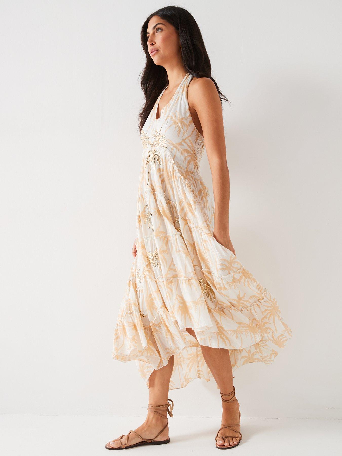 v-by-very-ppremium-tiered-halter-neck-dress-peachpback