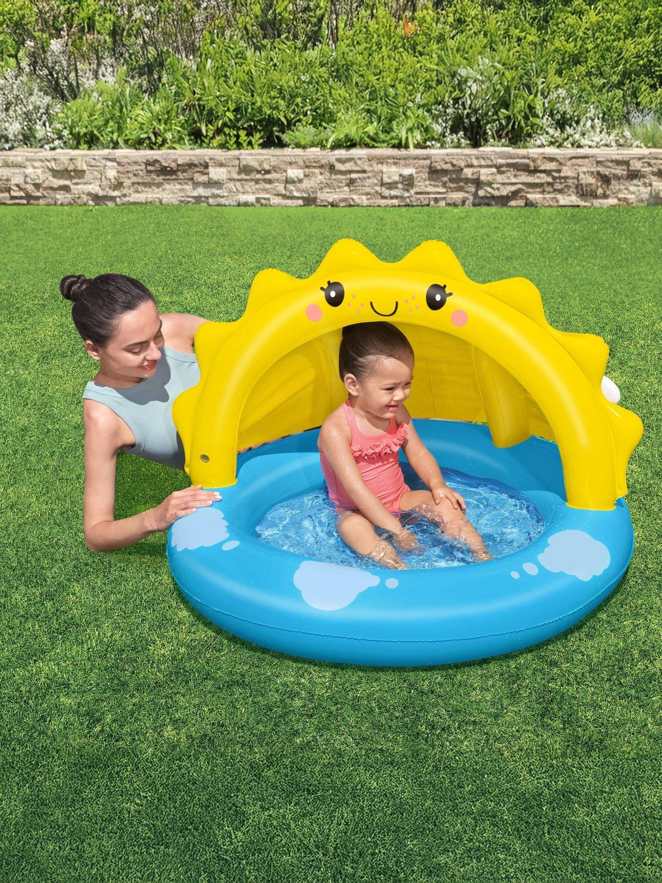 Image 1 of 7 of Bestway Sunny Days Shaded Kiddie Pool