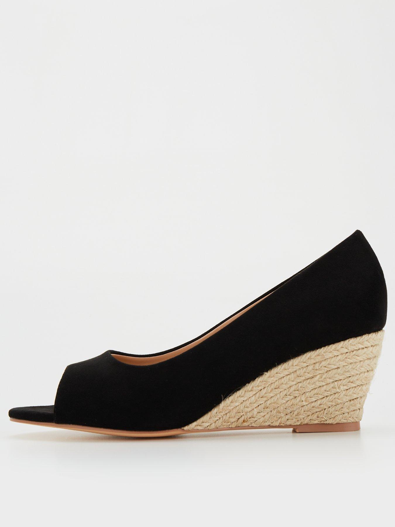 everyday-wide-fit-peep-toe-wedge-shoe-black