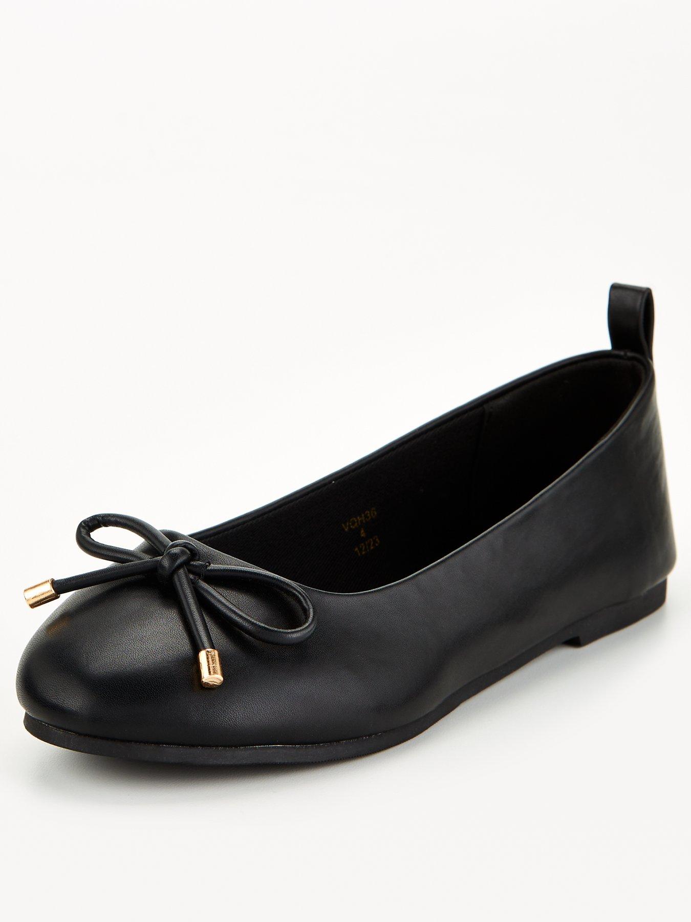 everyday-wide-fit-round-toe-ballerina-black