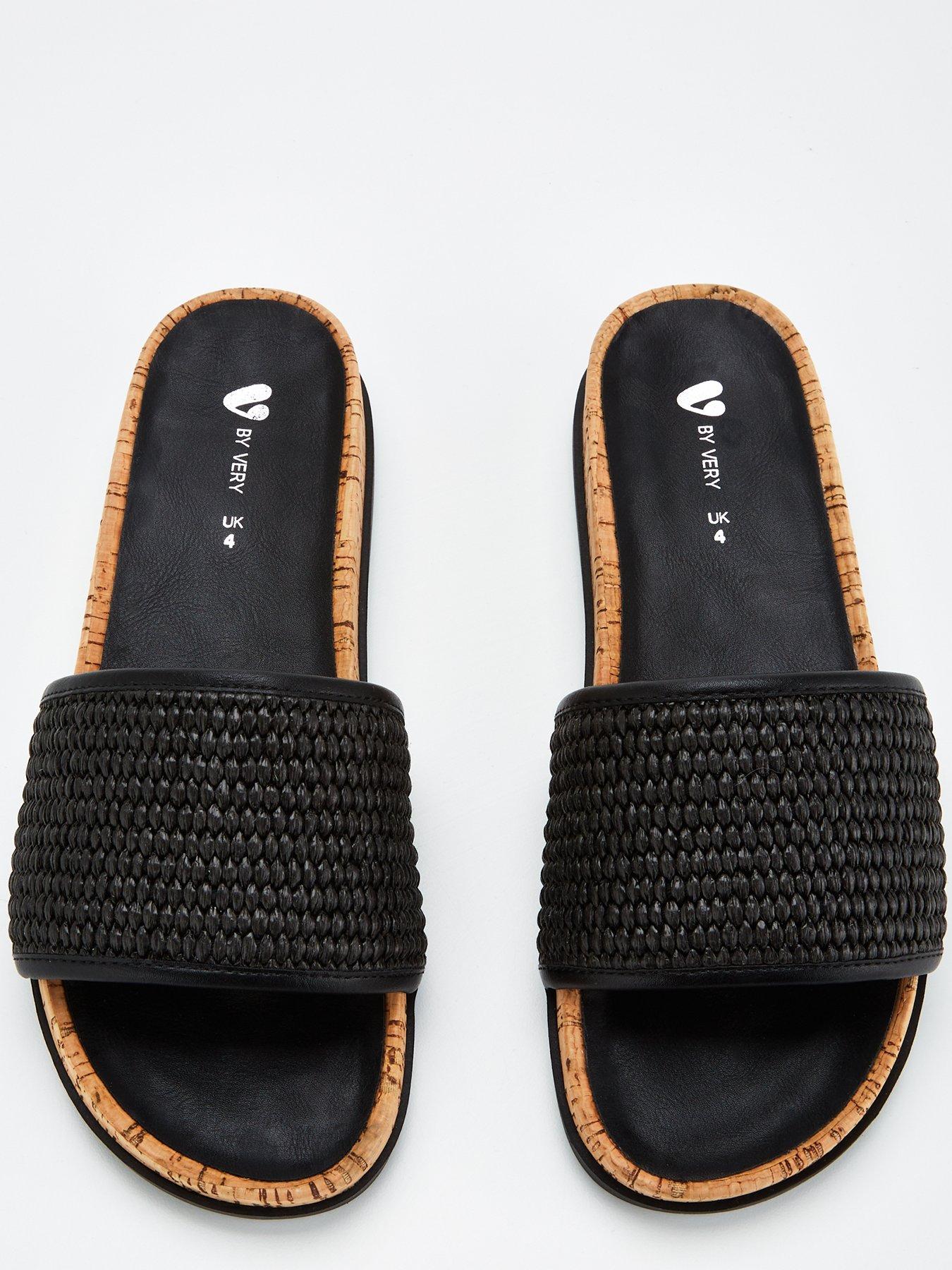 v-by-very-raffia-cork-slider-blackoutfit