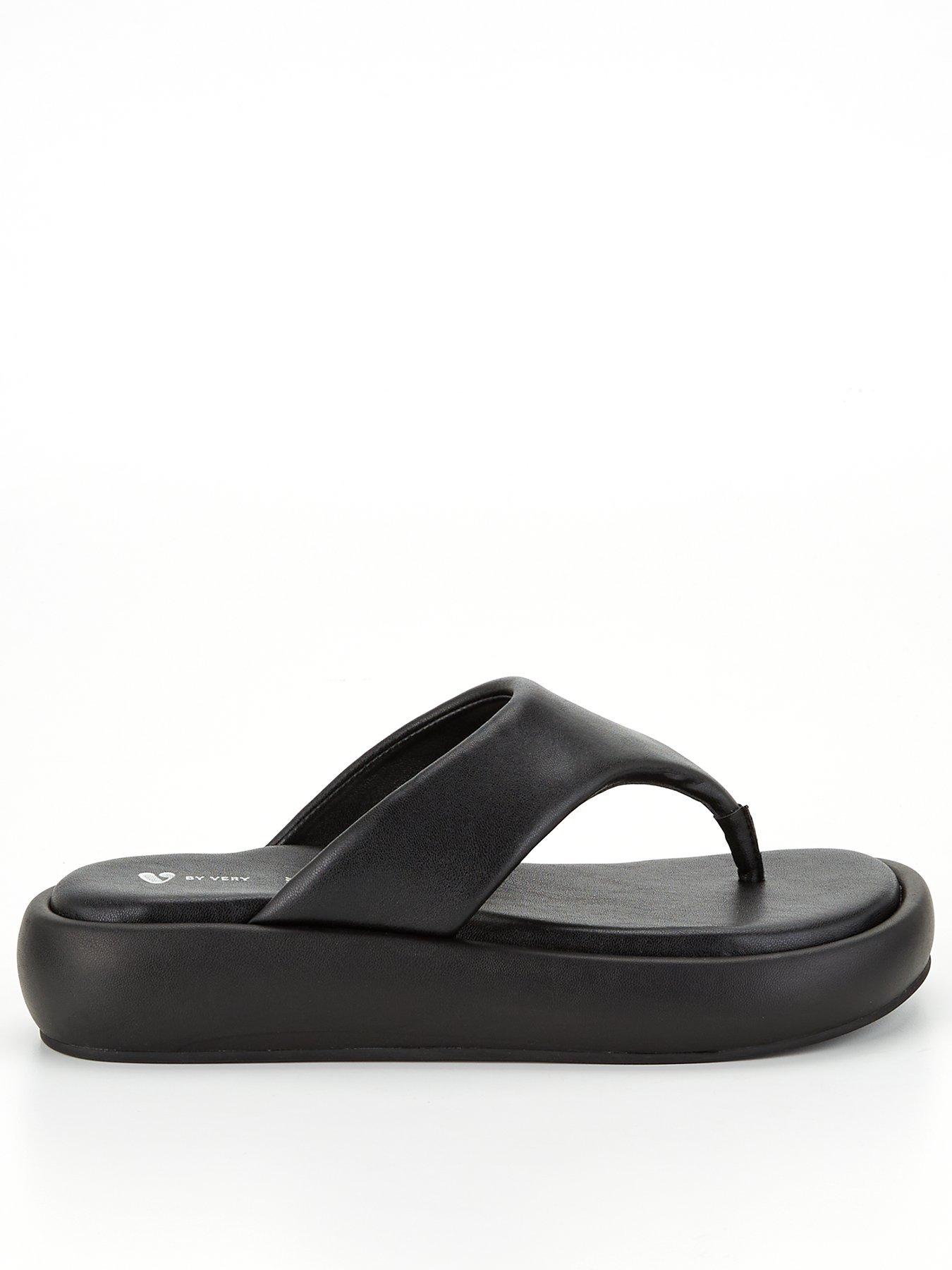 v-by-very-toepost-flatform-sandal-blackback