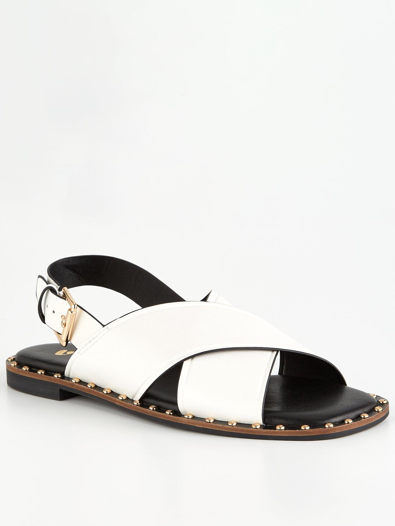 v-by-very-stud-trim-cross-strap-sandal