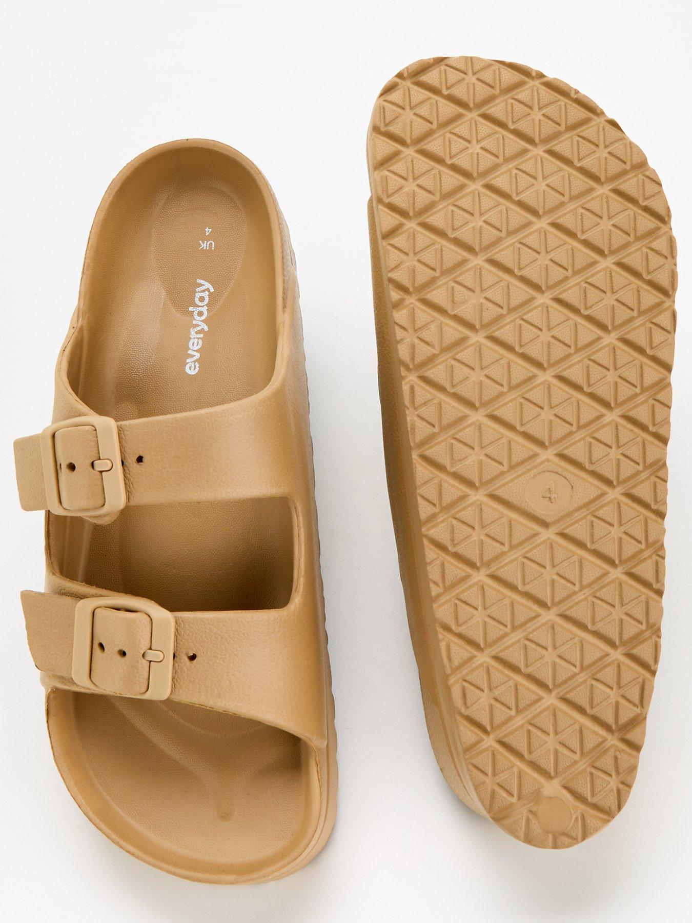 everyday-twin-strap-buckle-slider-sandal-browndetail