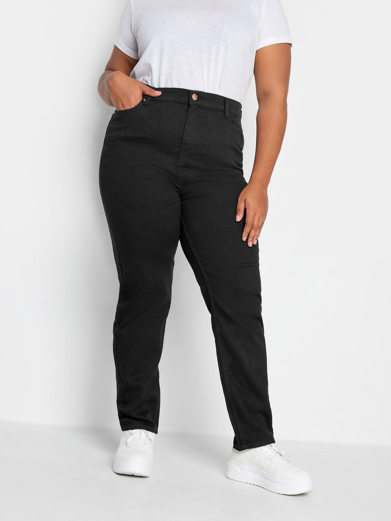 undefined Ruby Straight Leg Jean Black 28"
