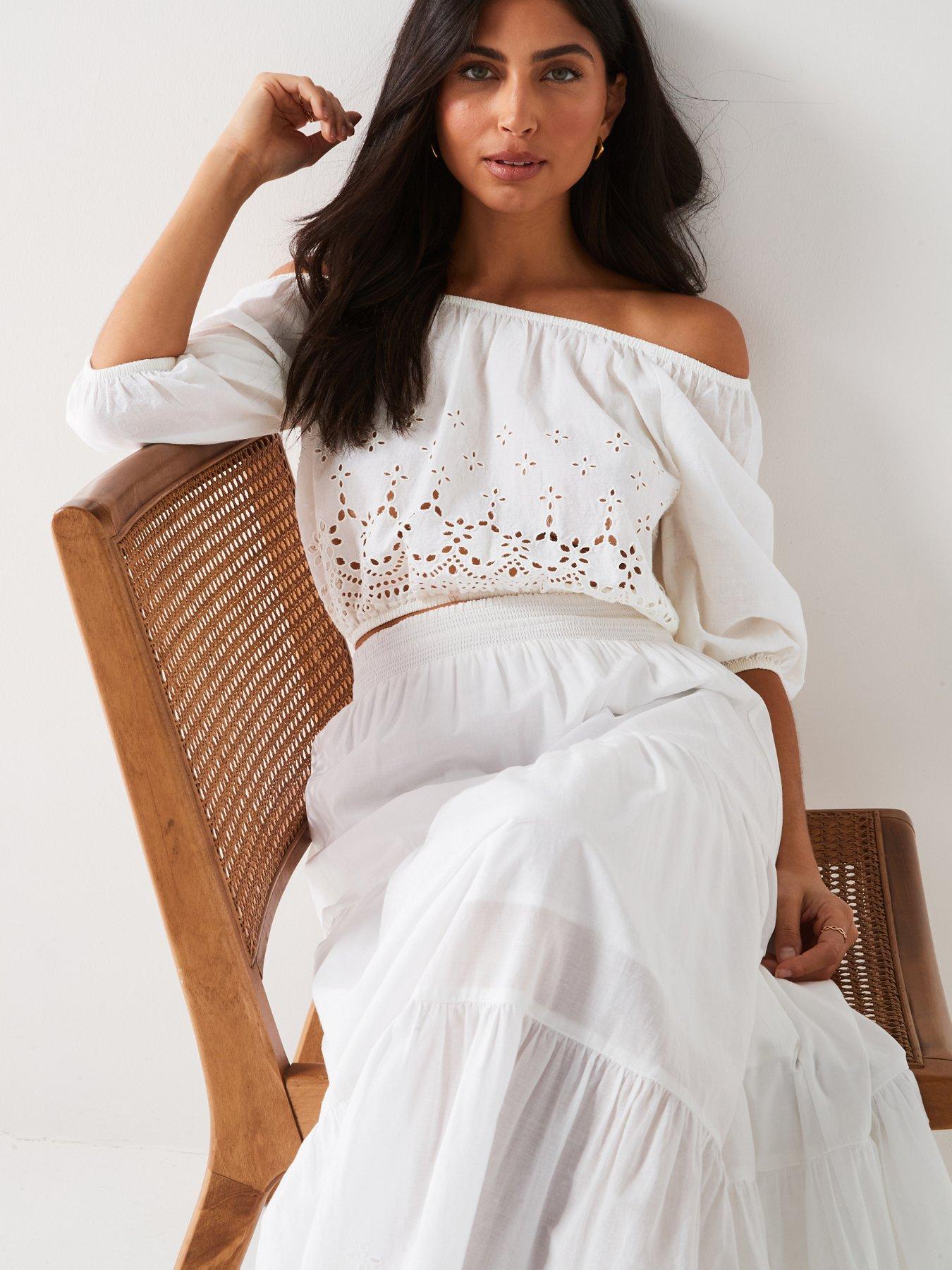 v-by-very-broidery-hem-co-ord-tiered-maxi-skirt-whitedetail