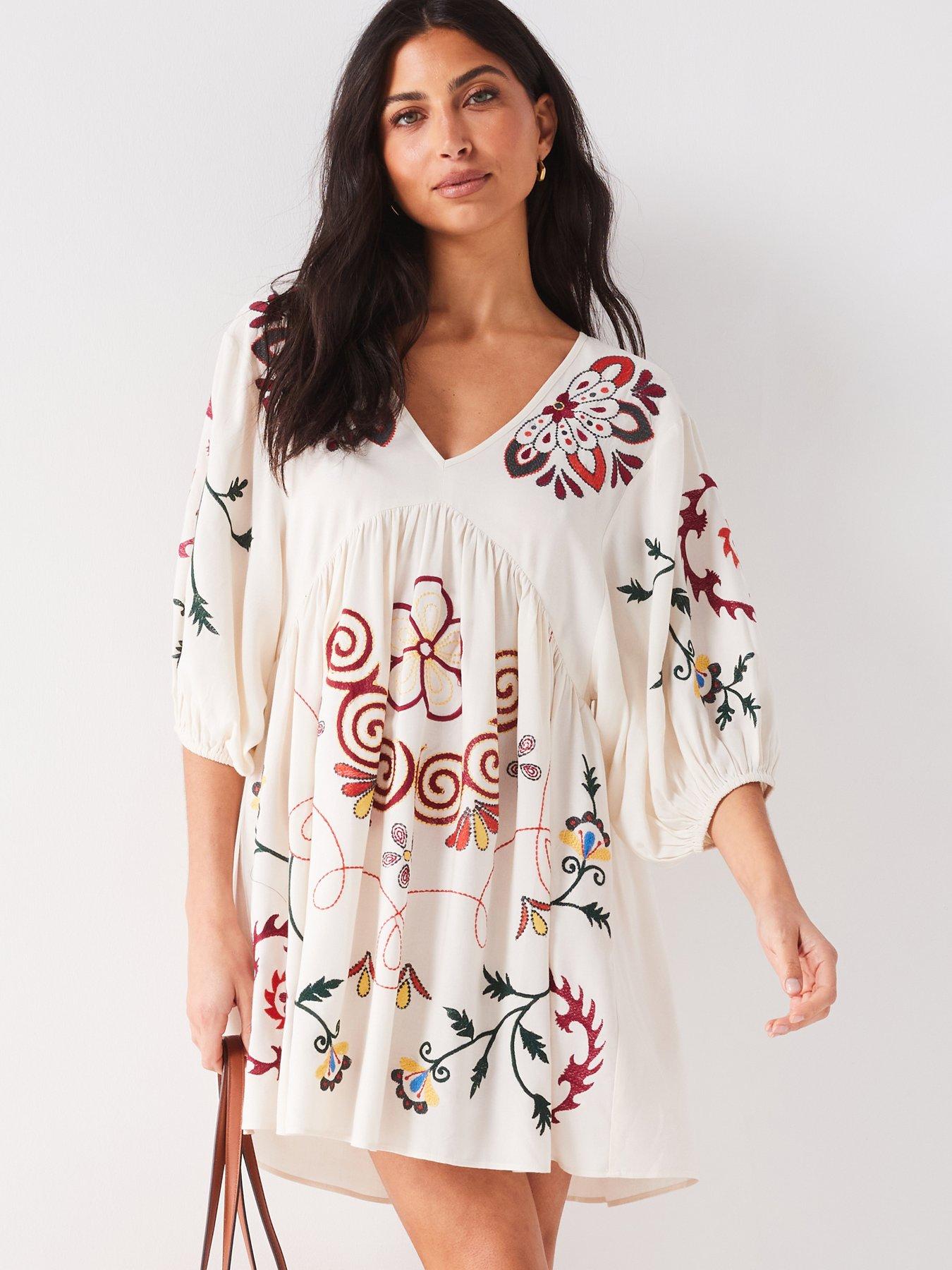 v-by-very-all-over-embroidered-beach-dress-multi