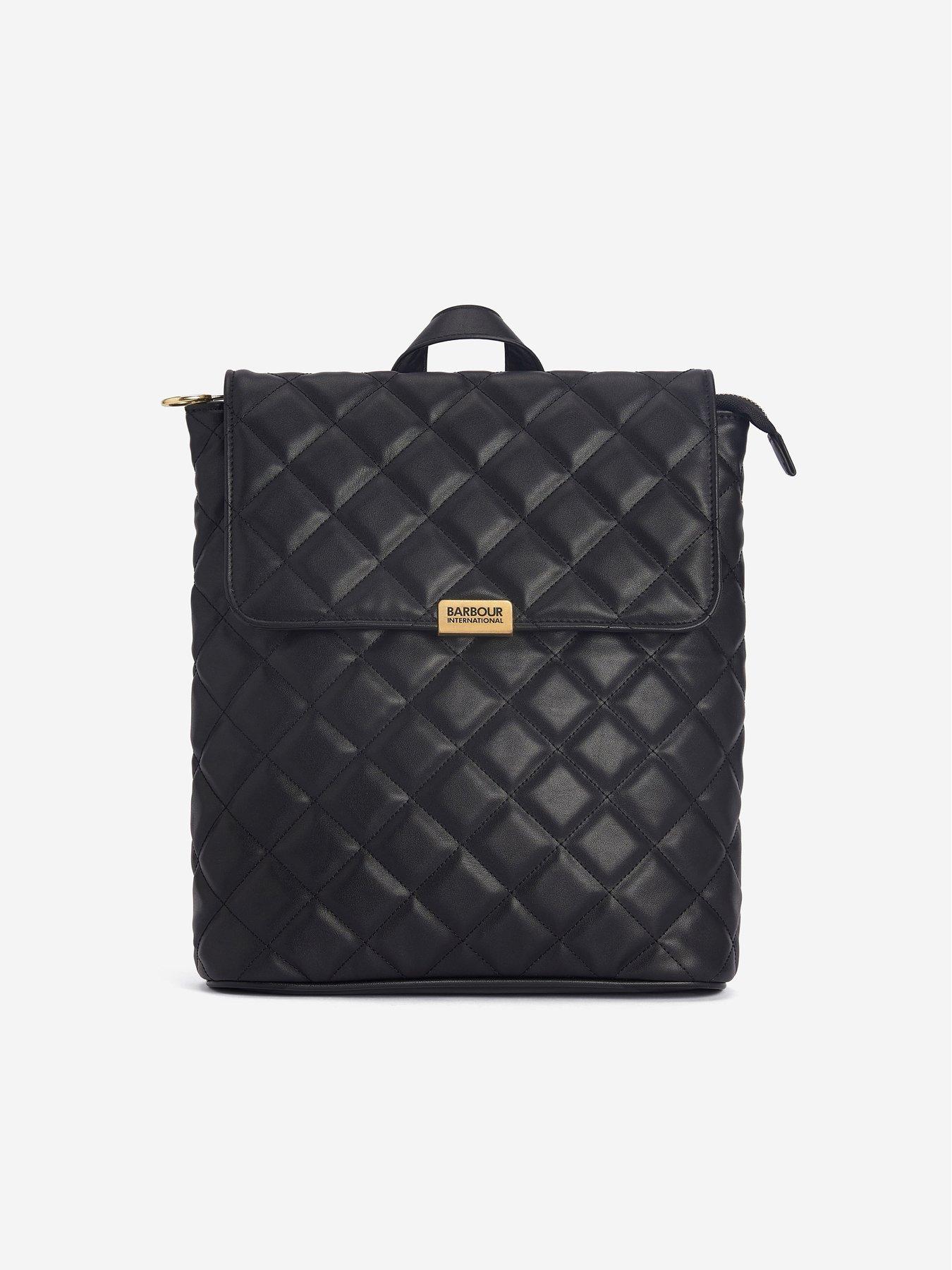 barbour-international-quilted-hoxton-backpack-blackstillFront