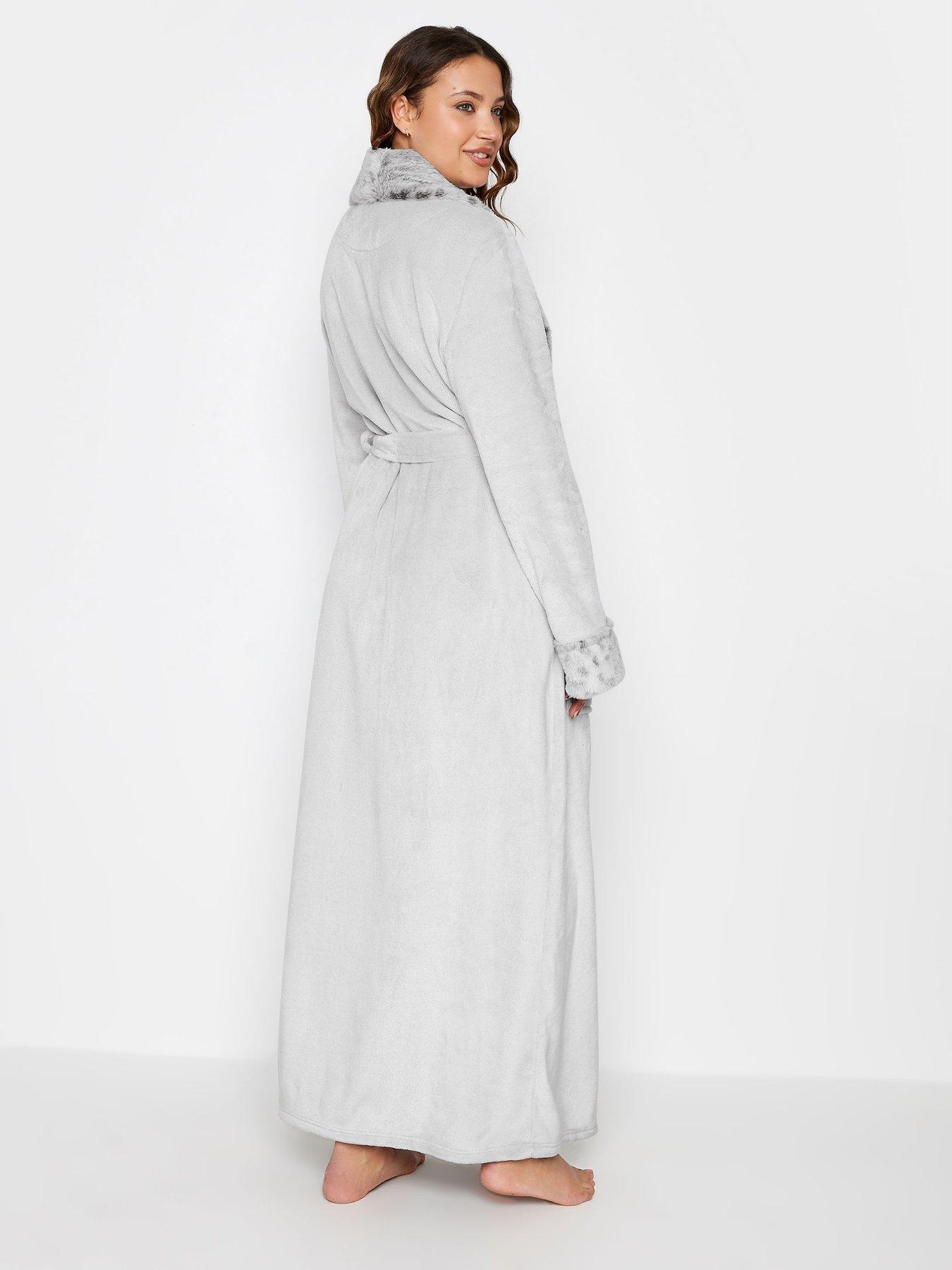 long-tall-sally-contrast-animal-shawl-collar-maxi-robestillFront