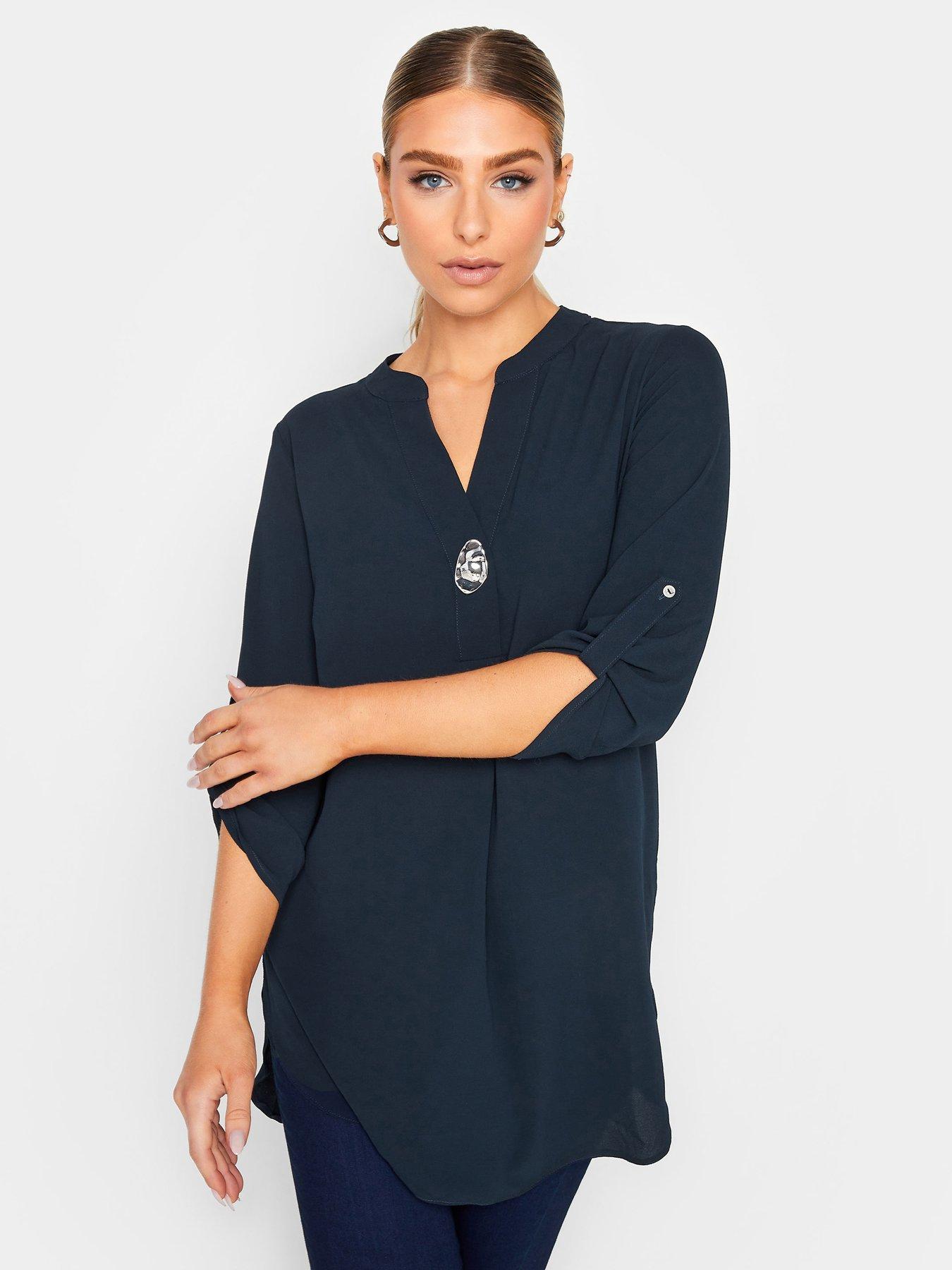 mco-statement-button-tab-sleeve-shirt-bluefront