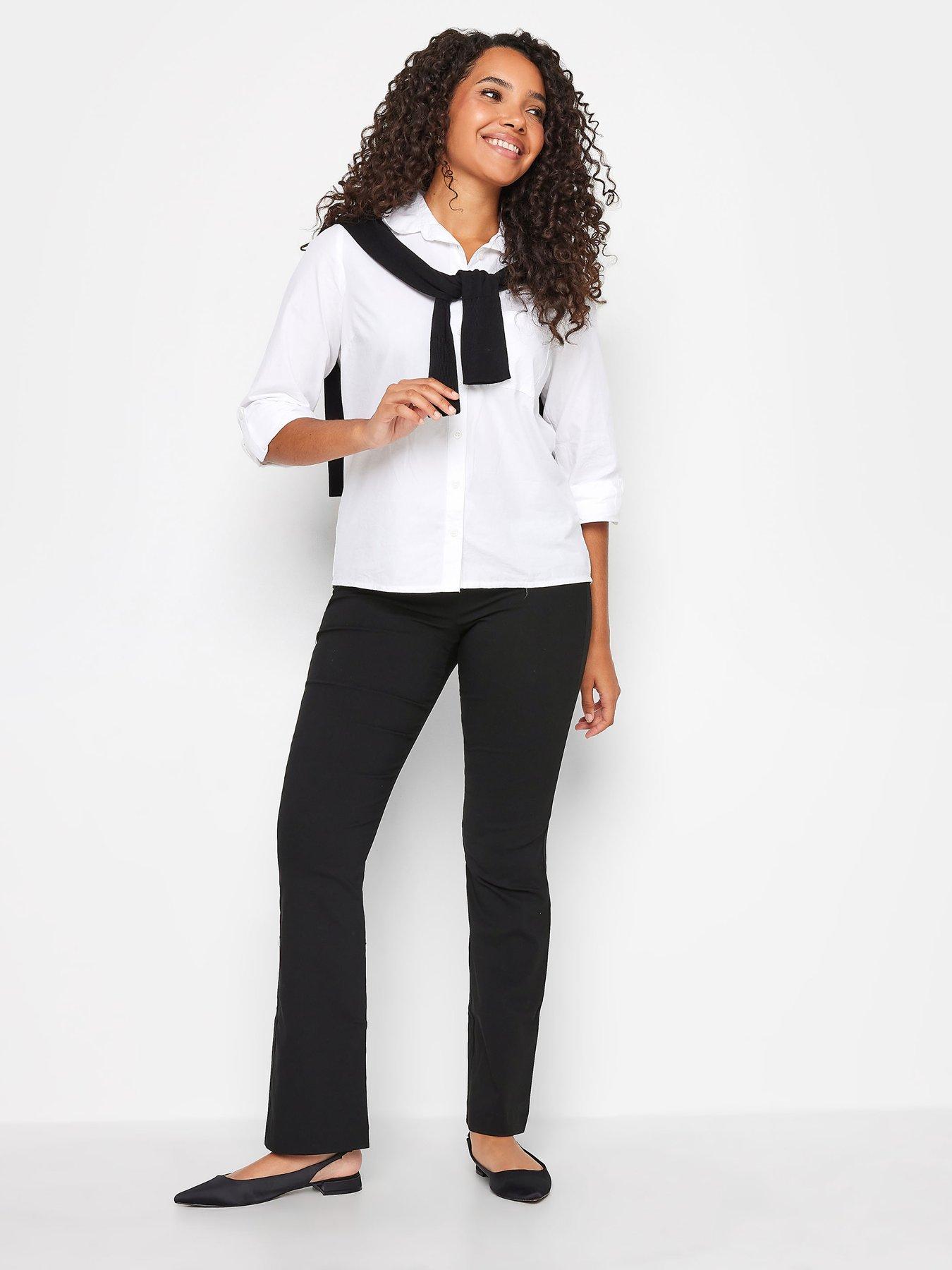 Image 2 of 2 of M&Co Black Bootcut Bengaline Trouser