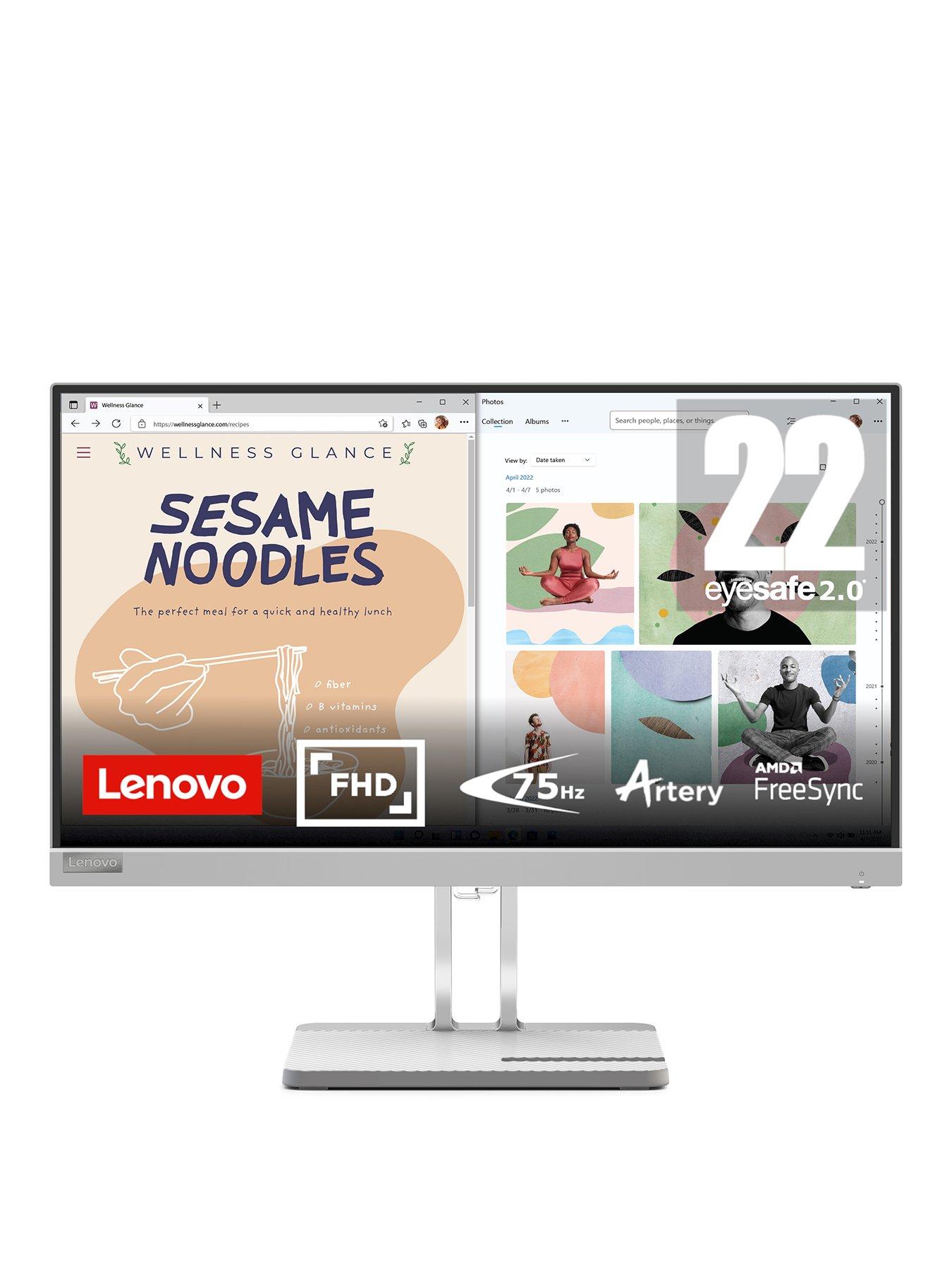 undefined L22e-40 22-inch PC Monitor, FHD, 75Hz, IPS, 4ms, AMD Freesync