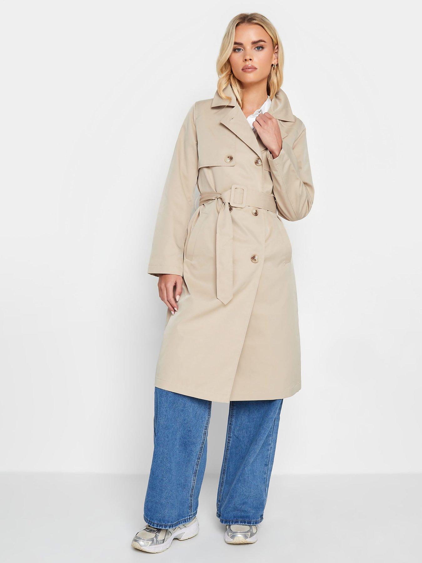 Ladies petite trench coat hotsell