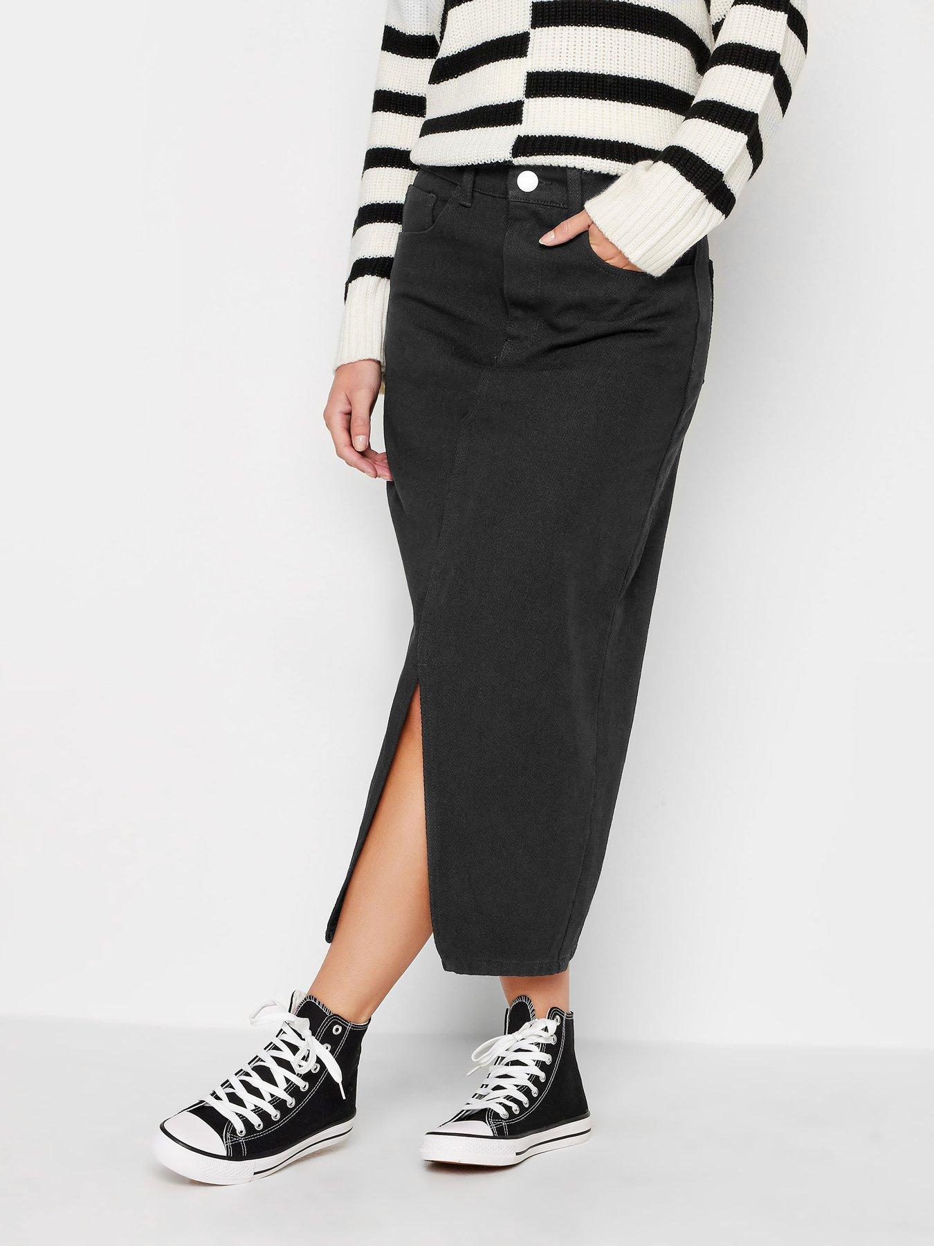 Midi skirt length outlet for petite