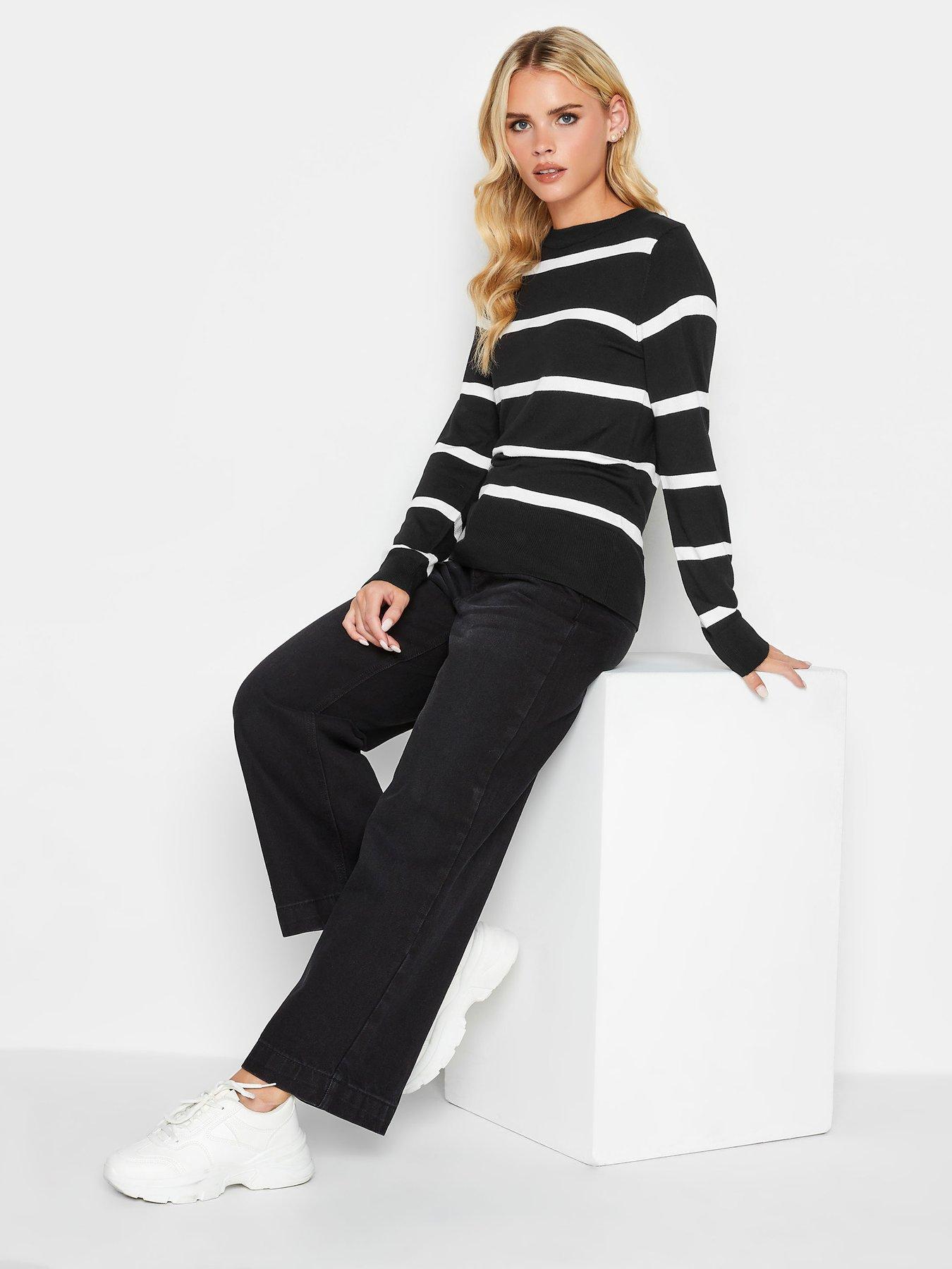 pixiegirl-petite-mono-stripe-jumperback