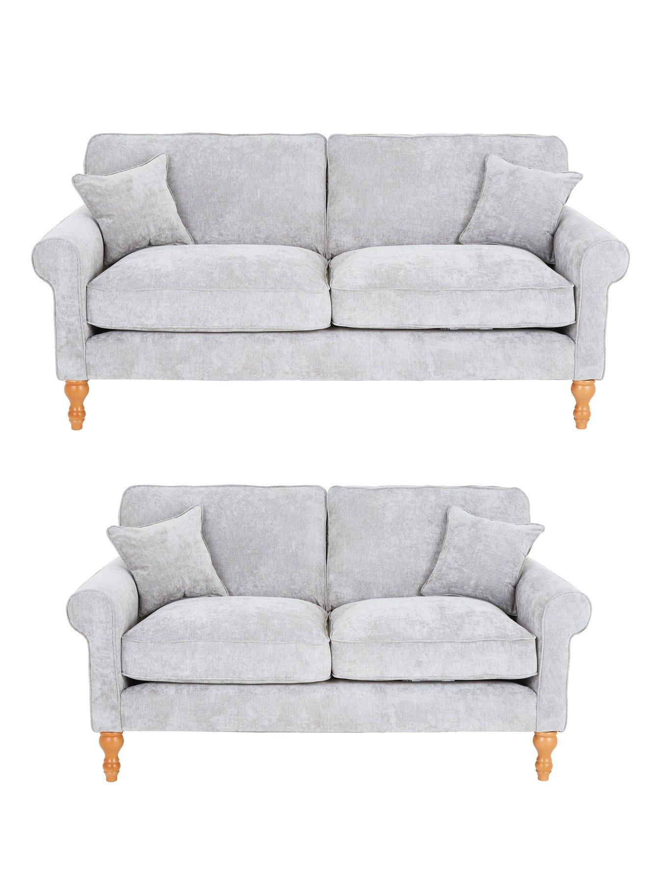 undefined William 3 Seater + 2 Seater Fabric Sofa Set (Buy  &  SAVE!) - Made in the UK