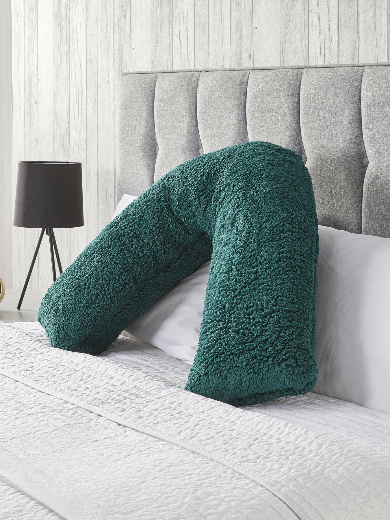 Very Home V-Shaped Teddy Pillow