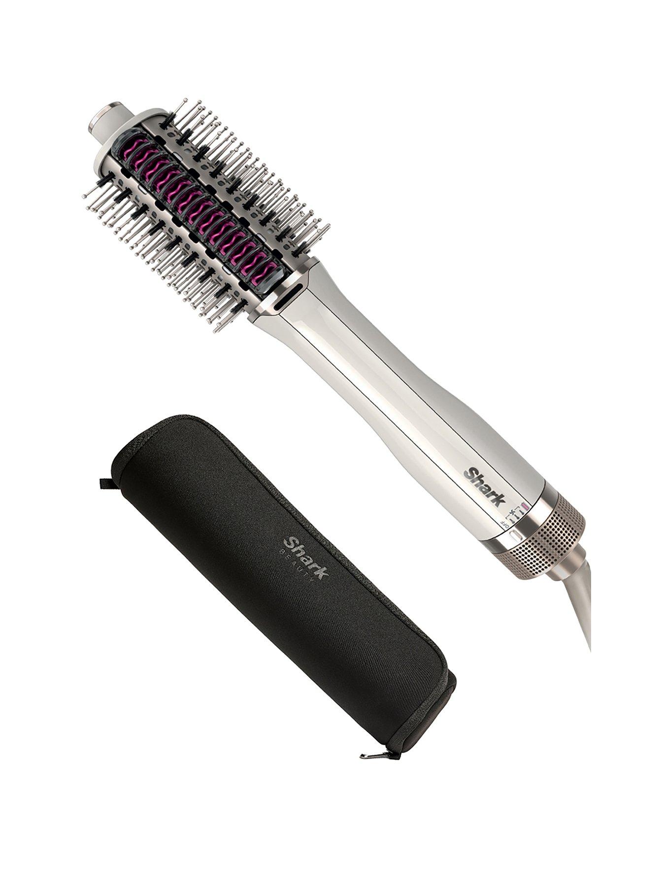 Image 1 of 7 of Shark SmoothStyle Heated Brush &amp; Smoothing Comb with Storage Bag [HT212UK]
