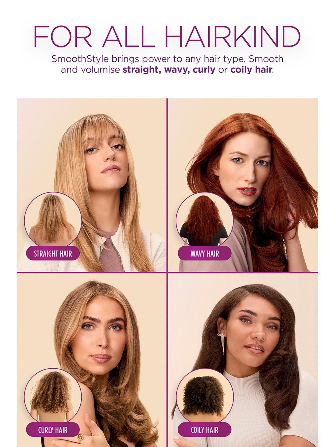 Image 2 of 7 of Shark SmoothStyle Heated Brush &amp; Smoothing Comb with Storage Bag [HT212UK]
