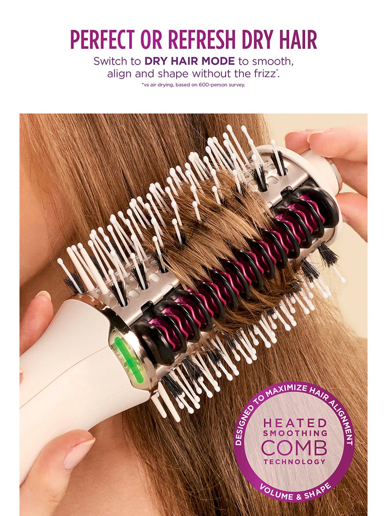 Image 6 of 7 of Shark SmoothStyle Heated Brush &amp; Smoothing Comb with Storage Bag [HT212UK]