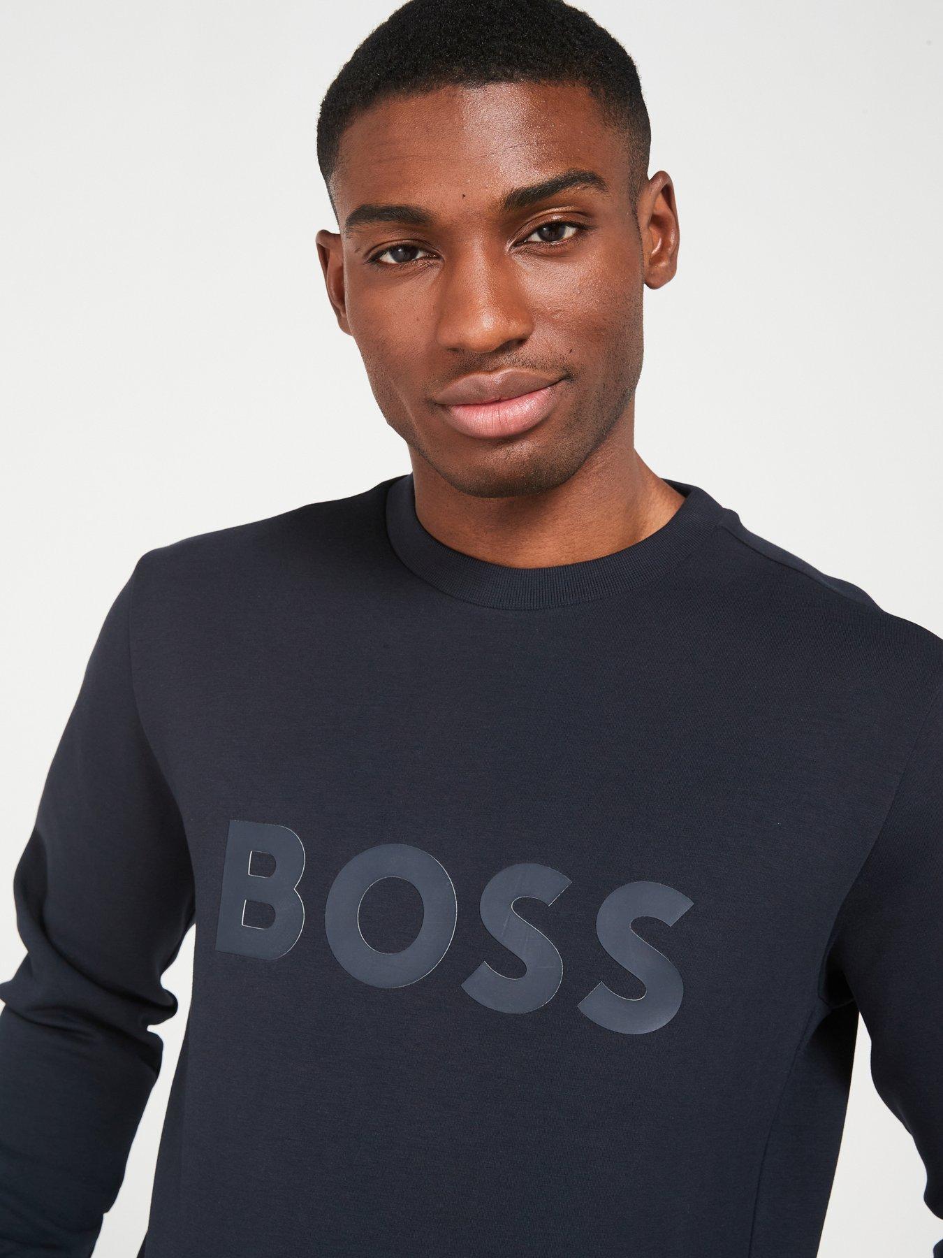 boss-salbo-chest-logo-crew-sweat--navyoutfit