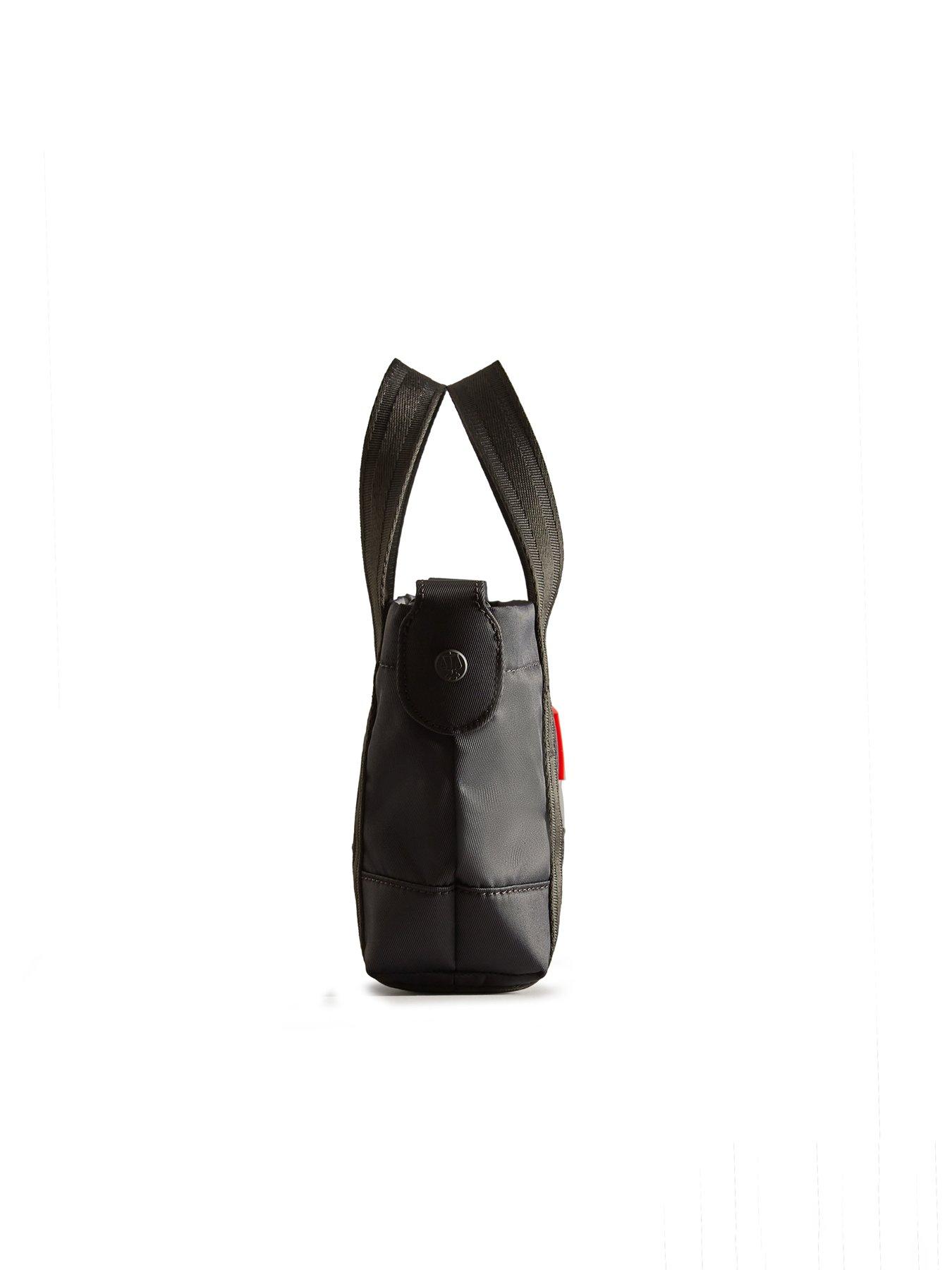Image 3 of 5 of Hunter Hunter Nylon Mini Topclip Tote - Black/hunter Branded Webbing
