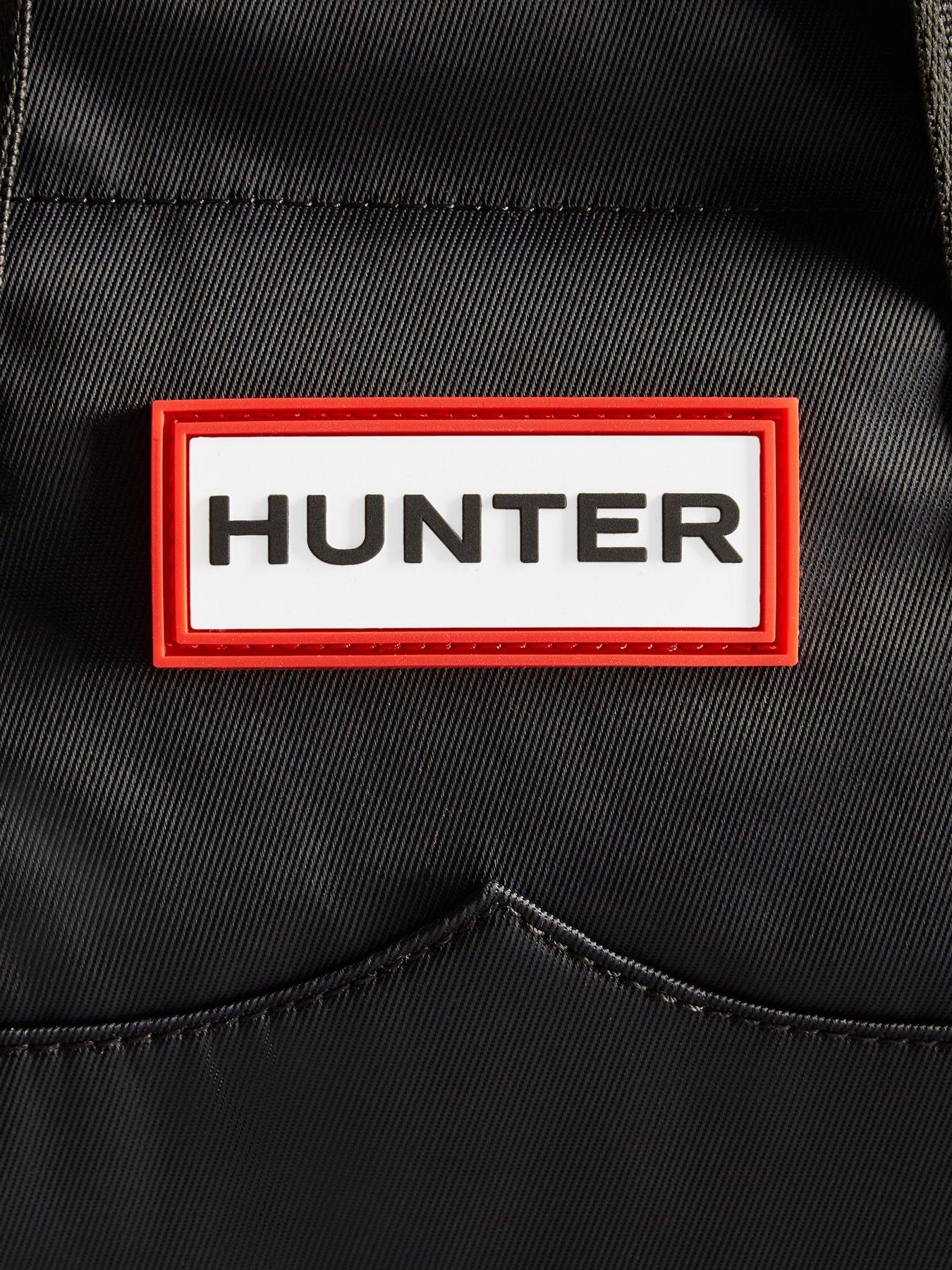 Image 4 of 5 of Hunter Hunter Nylon Mini Topclip Tote - Black/hunter Branded Webbing