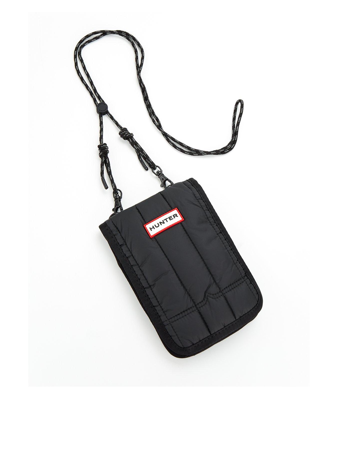 Hunter Intrepid Puffer Essential Phone Pouch - Black/red Box Logo