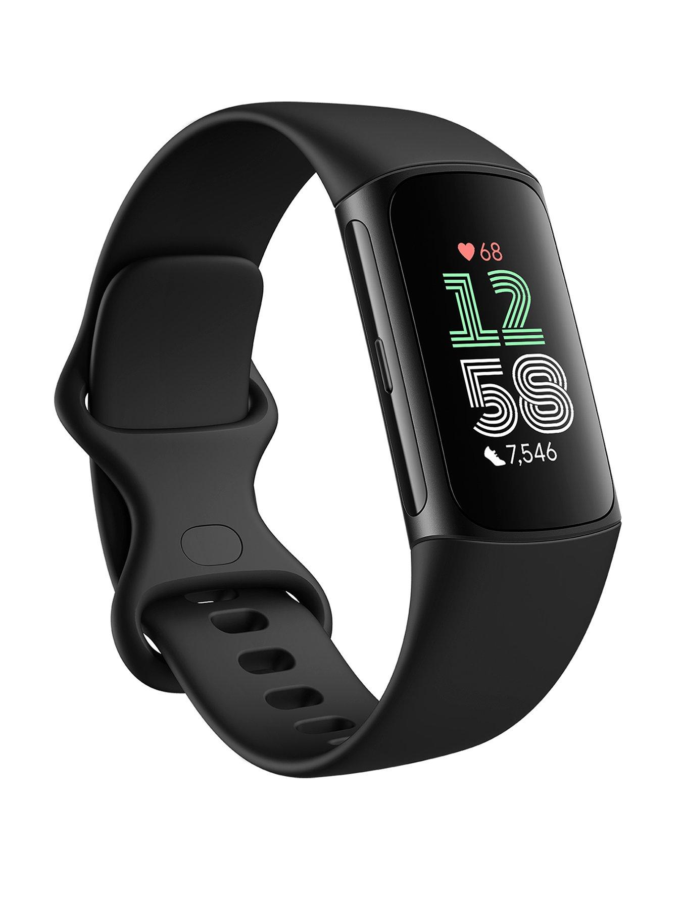 Image 1 of 8 of Fitbit Charge 6 -&nbsp;Obsidian Band / Black Aluminum Case