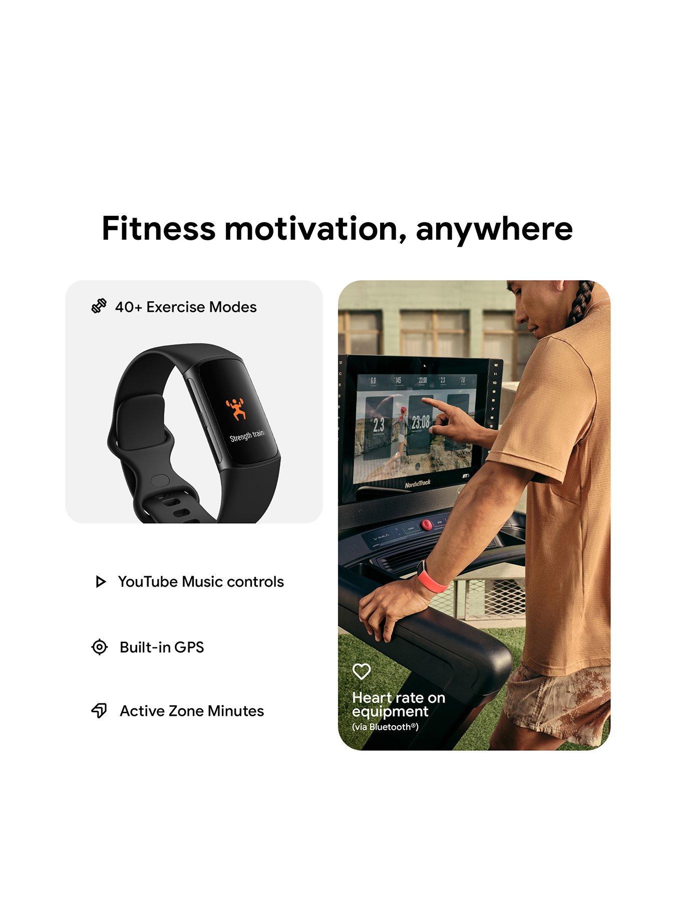 Image 3 of 8 of Fitbit Charge 6 -&nbsp;Obsidian Band / Black Aluminum Case